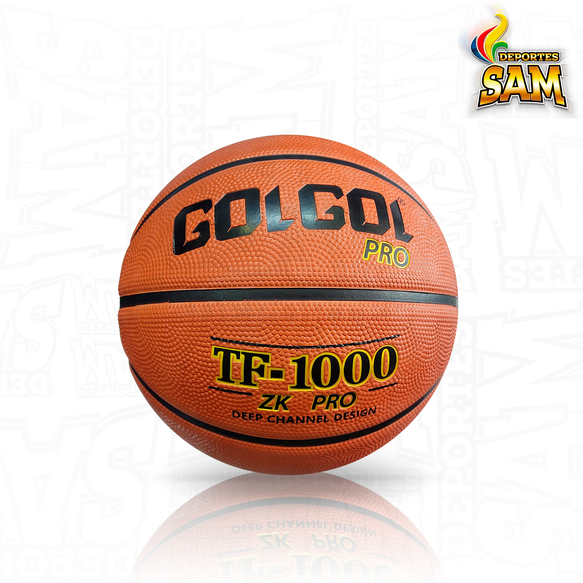 BALON BALONCESTO GOLGOL CAUCHO TF-1000 #7