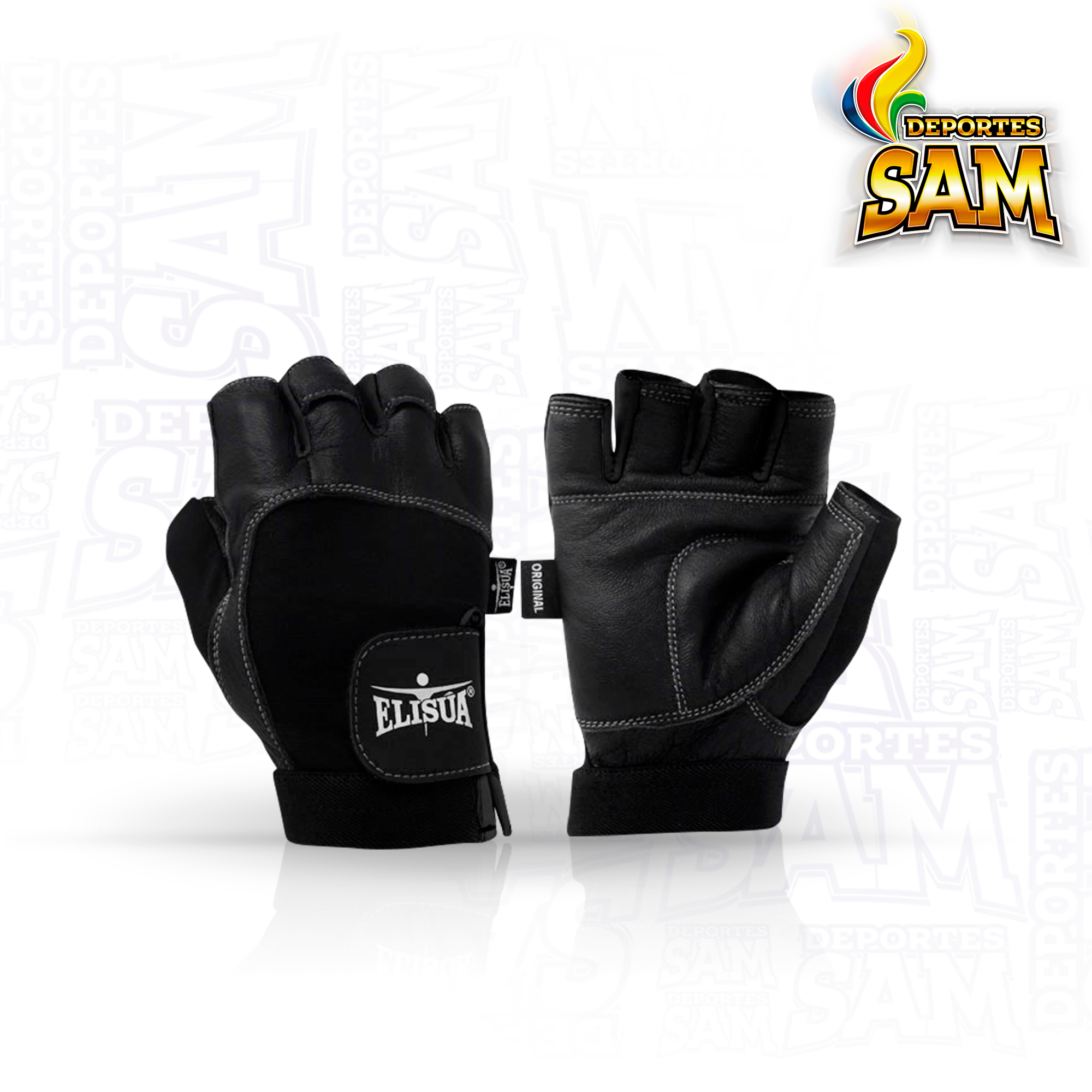 SPANDEX HOMBRE CORTO NEGRO GUANTE ELISUA