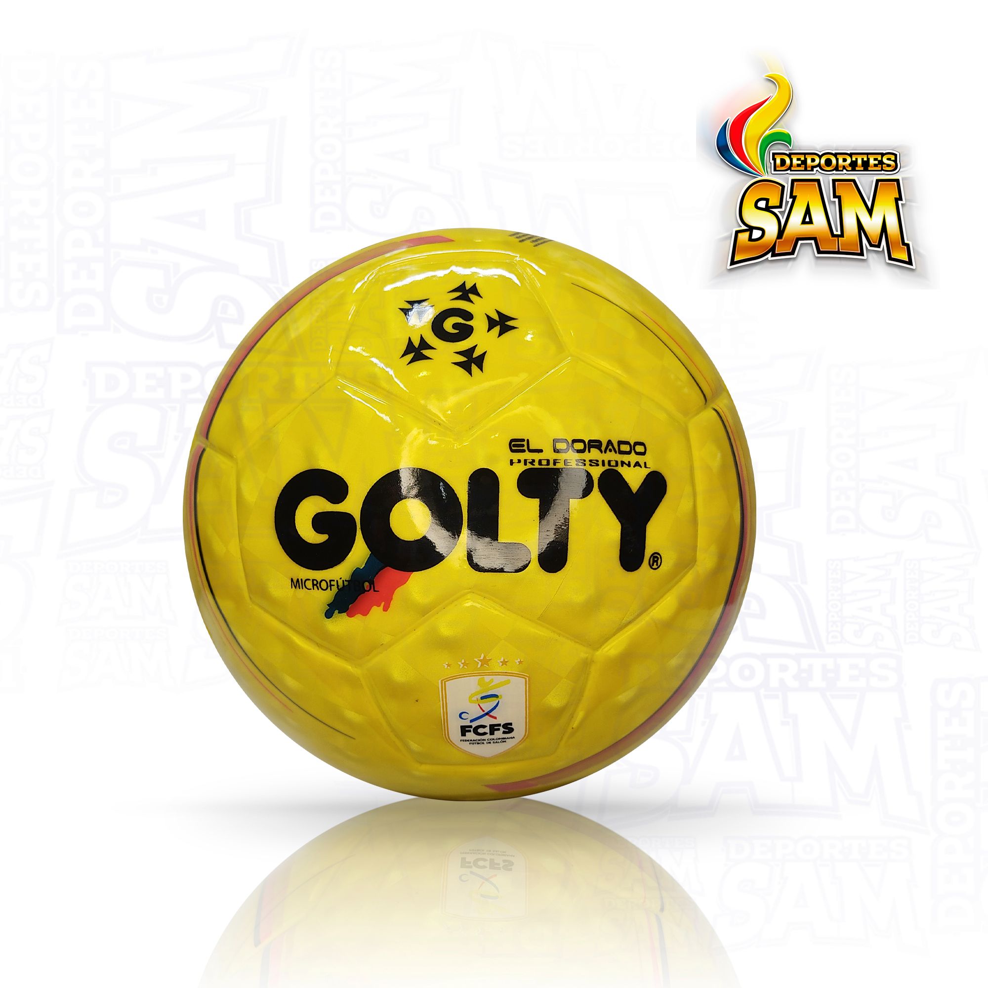 BALÓN MICROFÚTBOL EL DORADO 60-62 CM PROFESIONAL GOLTY