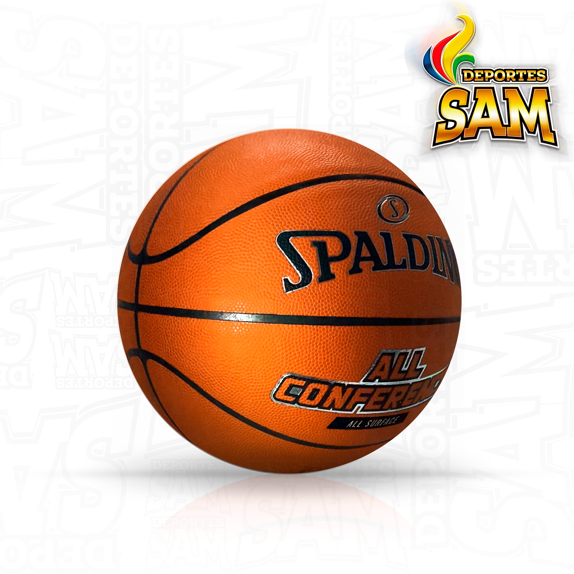 BALON BALONCESTO SPALDING CUERO N.7 ALL COMNFERENCE