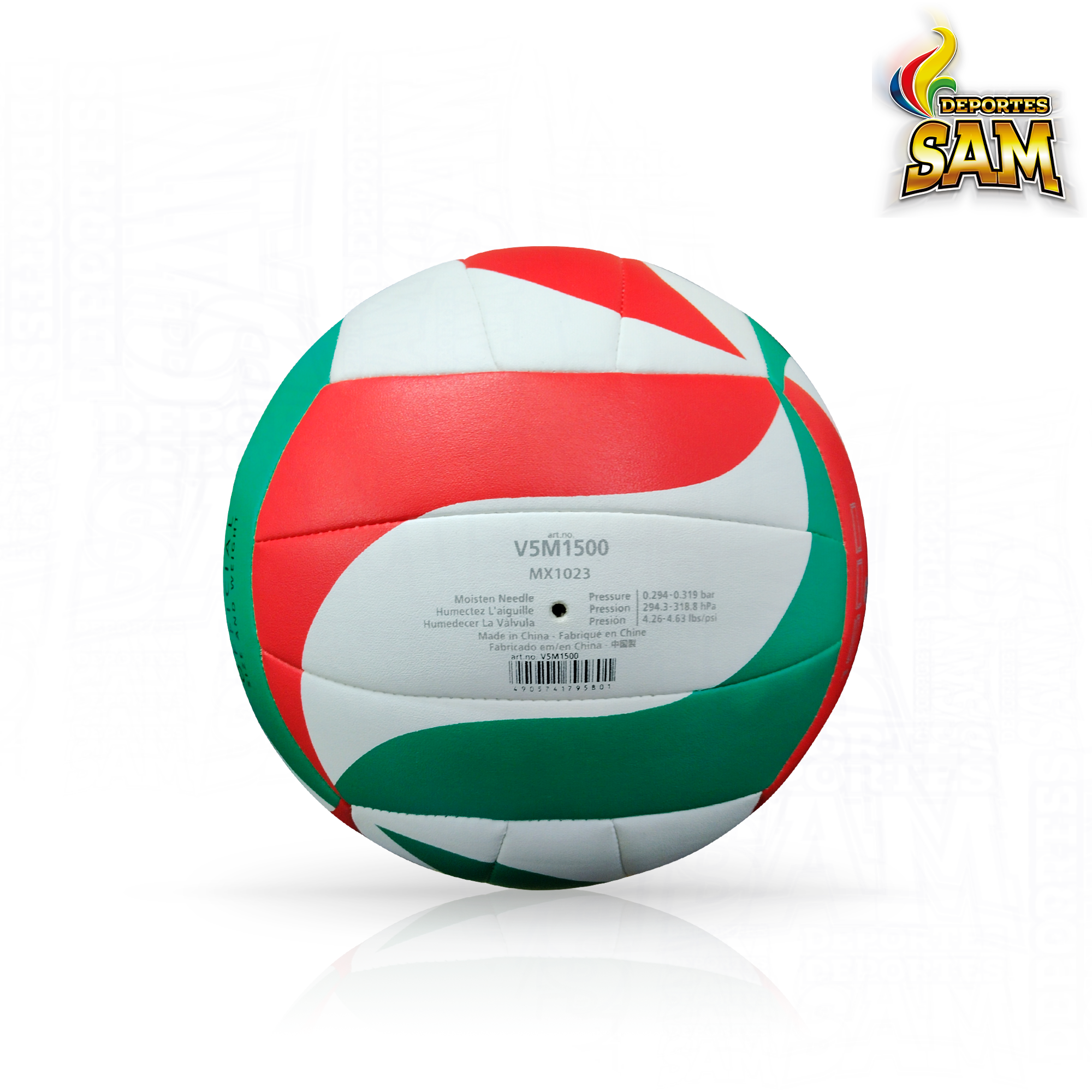BALON VOLEIBOL COSIDO V5M1500