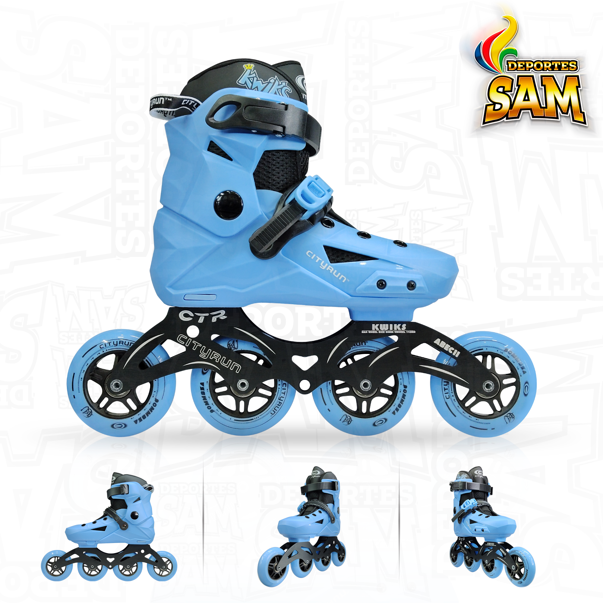 PATIN CITYRUN KWIKS AZUL