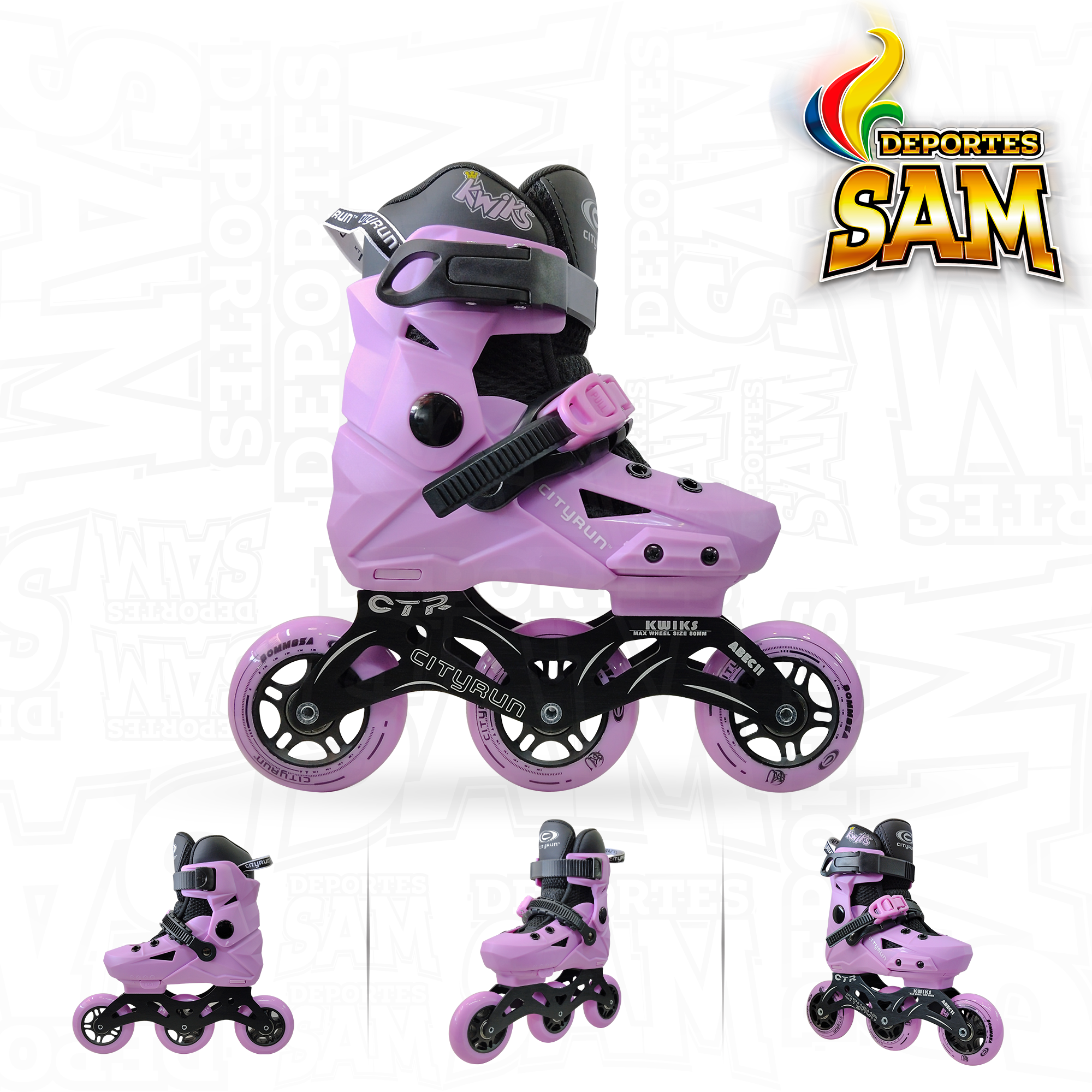 PATIN CITYRUN KWIKS MORADO