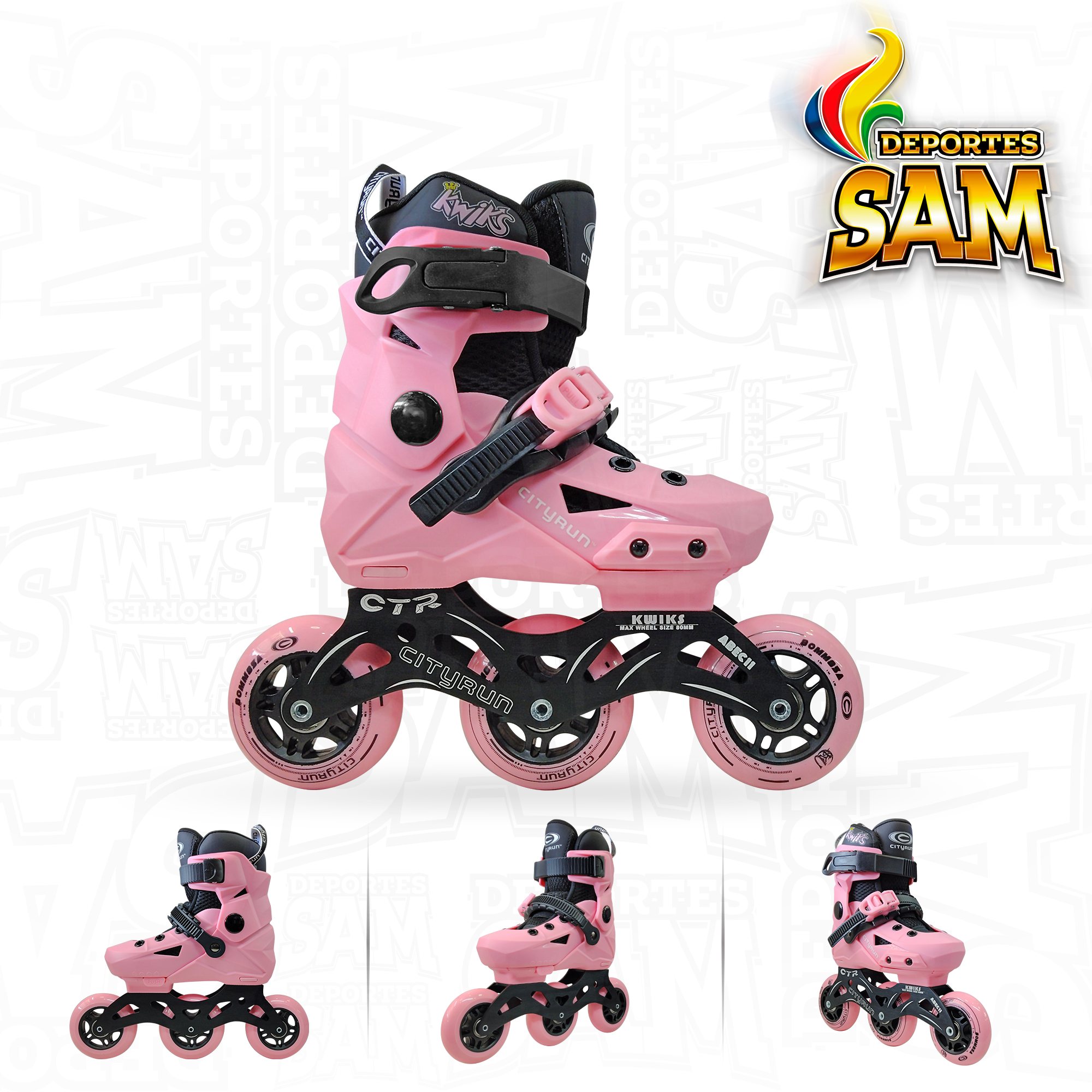 PATIN CITYRUN KWIKS ROSADO