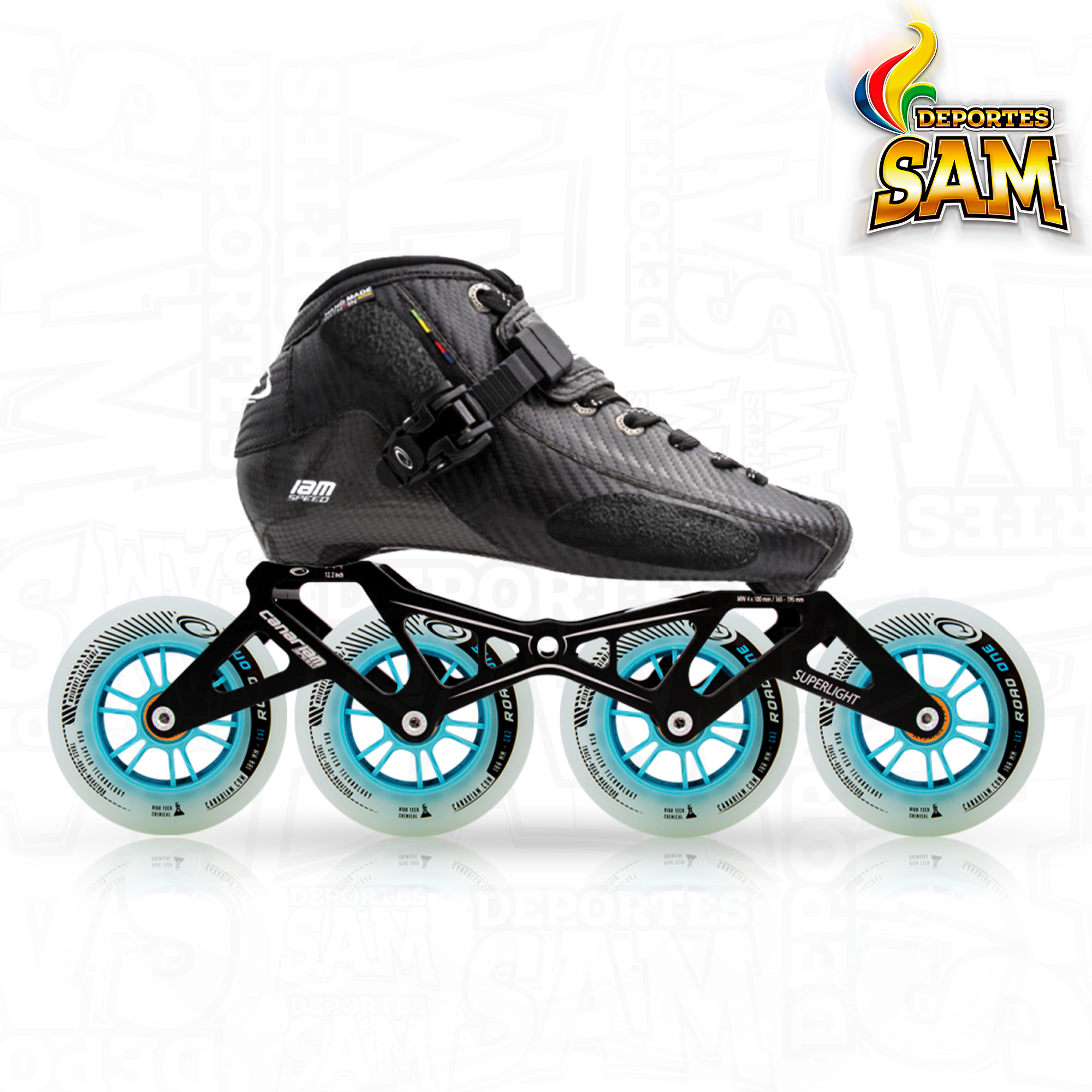 PATIN PROFESIONAL BOTA ONIX CHASIS SUPERLIGHT 12.8 HL, 13.2 RUEDA ROAD ONE 100MM O 110MM BALINERA TWINCAM ILQ-9PRO