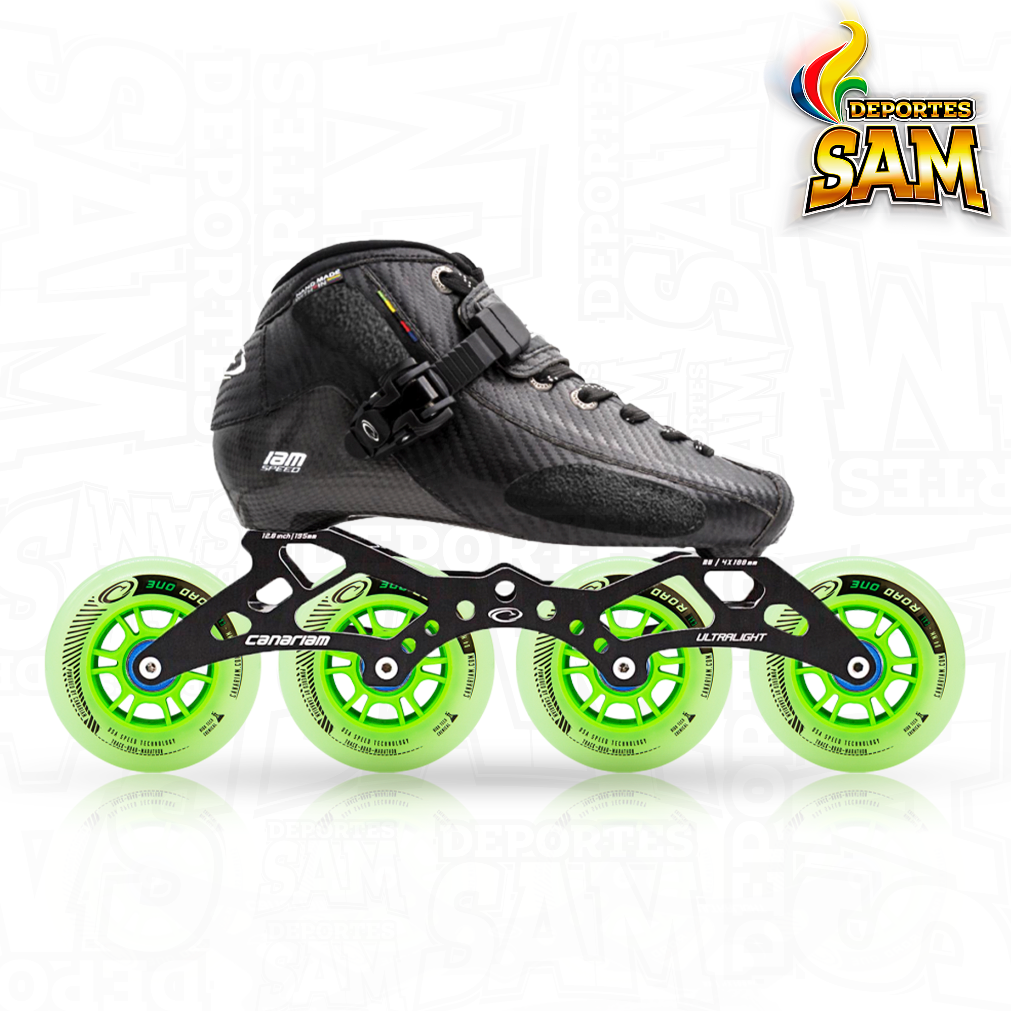 PATIN PROFESIONAL BOTA ONIX CHASIS ULTRA LIGHT RUEDA ROAD ONE 80-84MM BALINERA TWINCAM ILQ-9PRO
