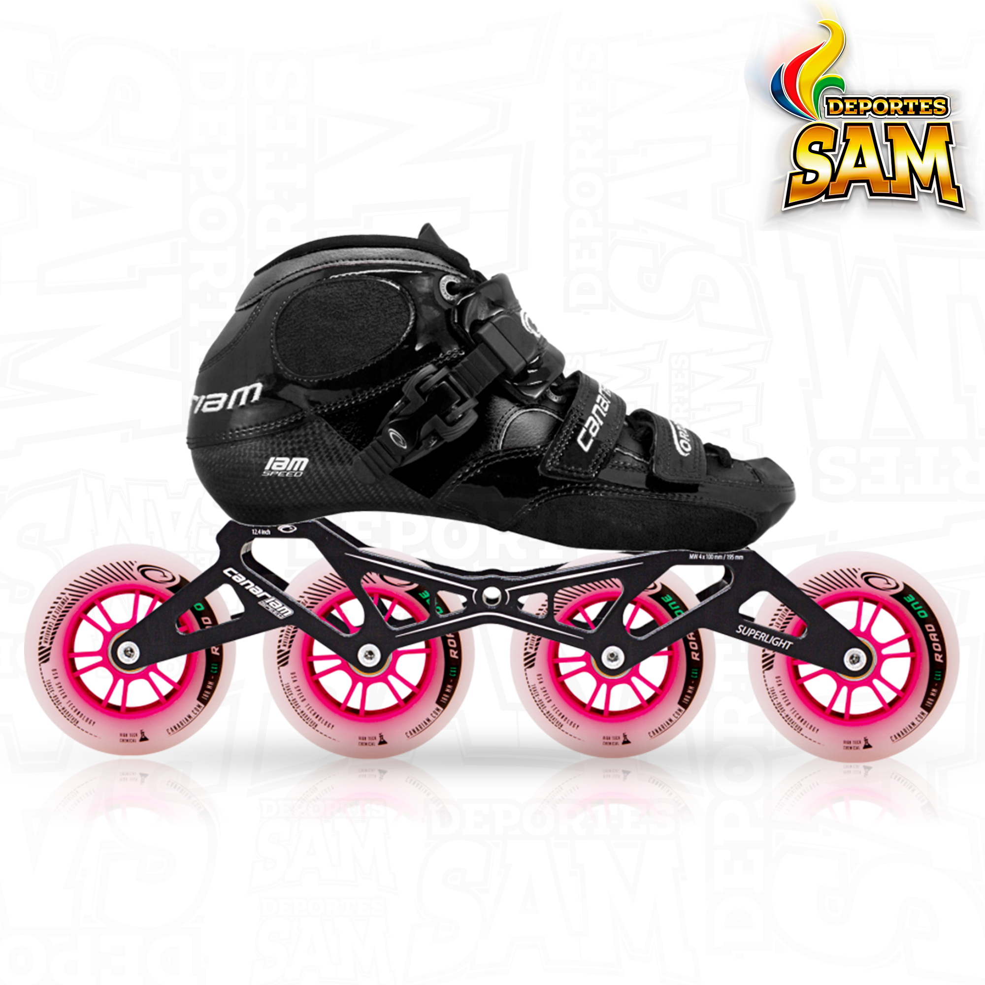 PATIN PROFESIONAL BOTA ORION, CHASIS SUPERLIGHT 12.2, 12.4, RUEDA ROAD ONE 100MM, BALINERA TWINCAM ILQ-9PRO