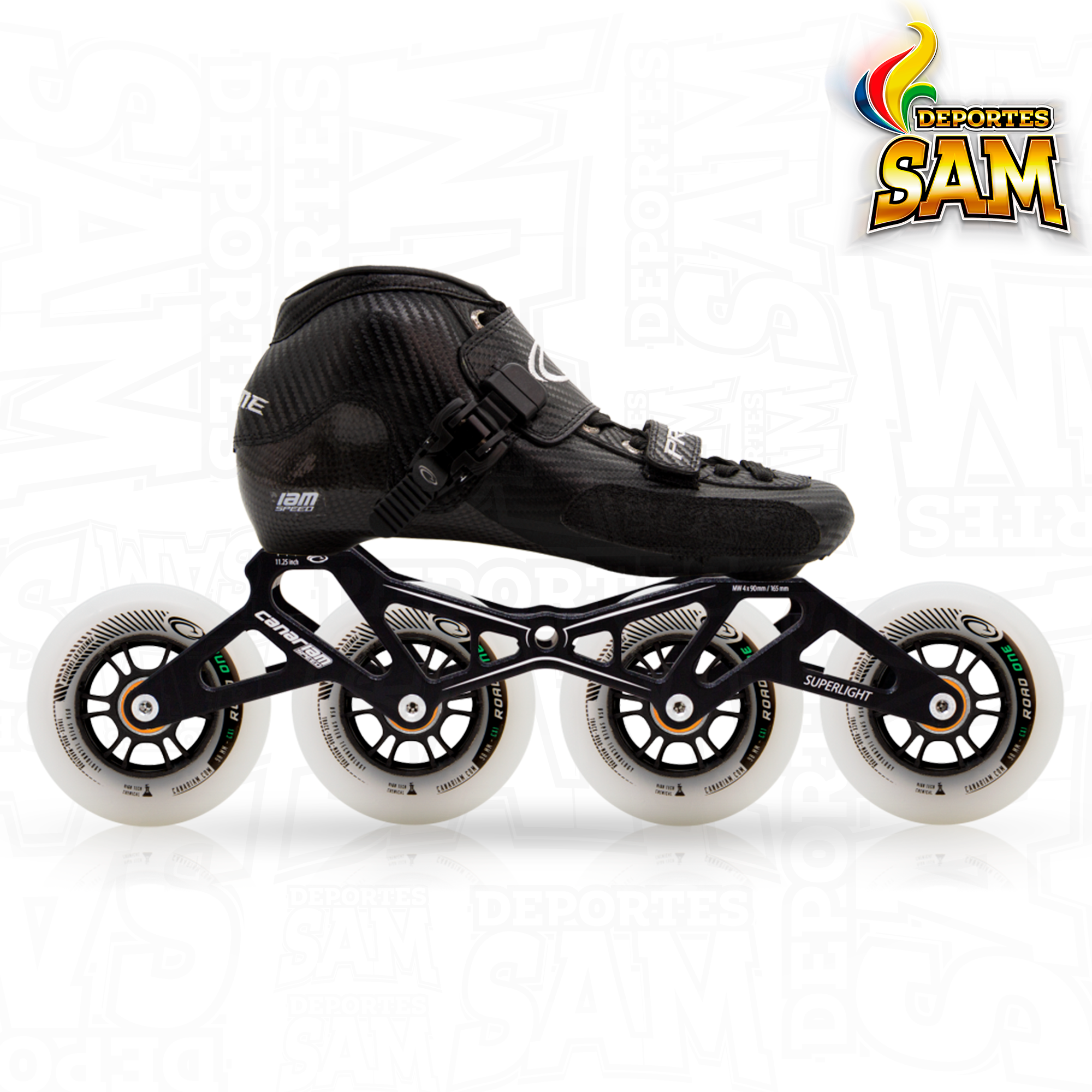 PATIN PROFESIONAL BOTA PRIME, CHASIS SUPERLIGHT 11.25, 10.25, RUEDA ROAD ONE 80-84MM, BALINERA TWINCAM ILQ-9PRO