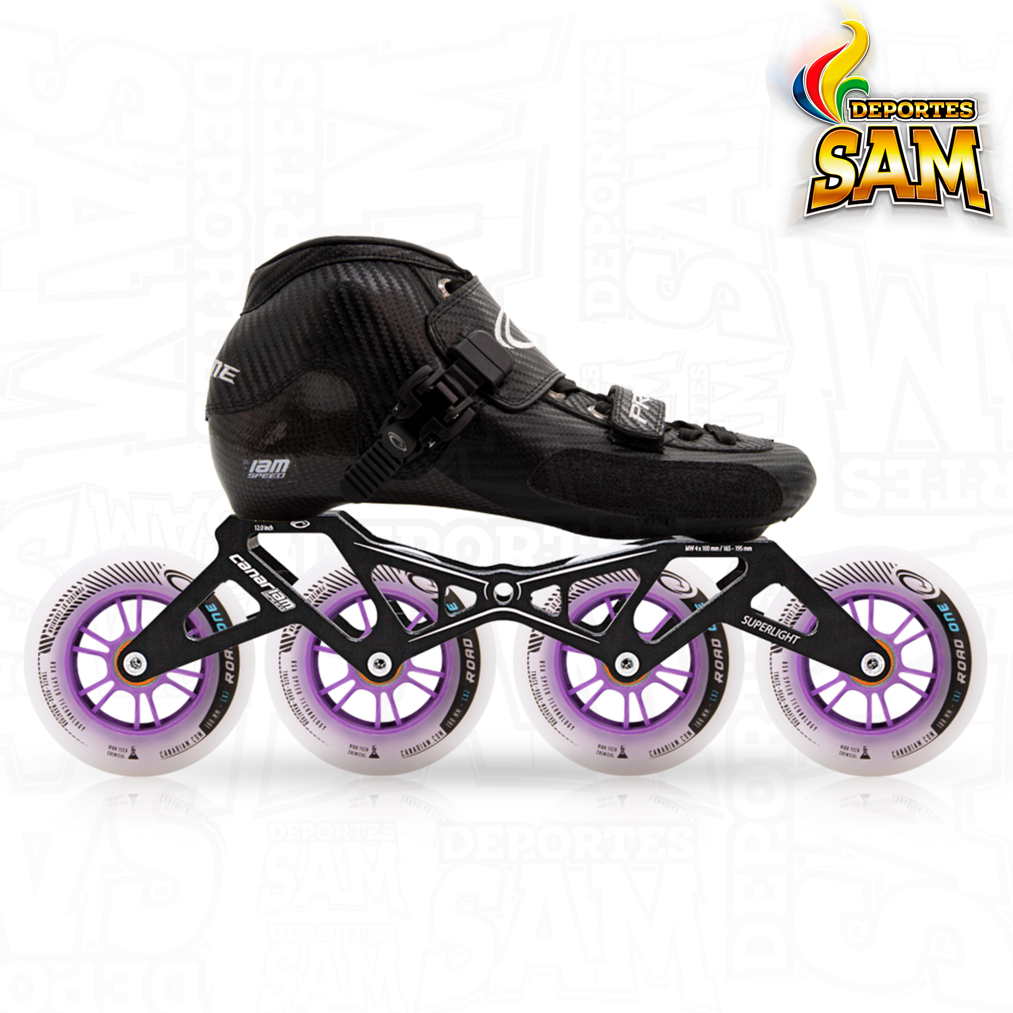 PATIN PROFESIONAL BOTA PRIME CHASIS SUPERLIGHT 11.25, 12.0, RUEDA ROAD ONE 90MM O 100MM, BALINERA TWINCAM ILQ-9PRO