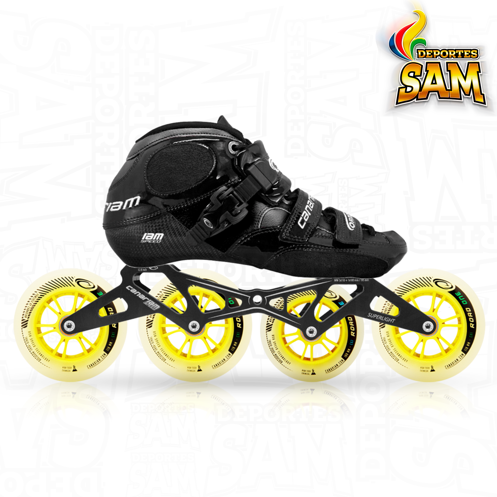 PATIN PROFESIONAL BOTA ORION, CHASIS SUPERLIGHT 12.8 HL, 13.2, RUEDA ROAD ONE 100-110MM, BALINERA TWINCAM ILQ-9PRO