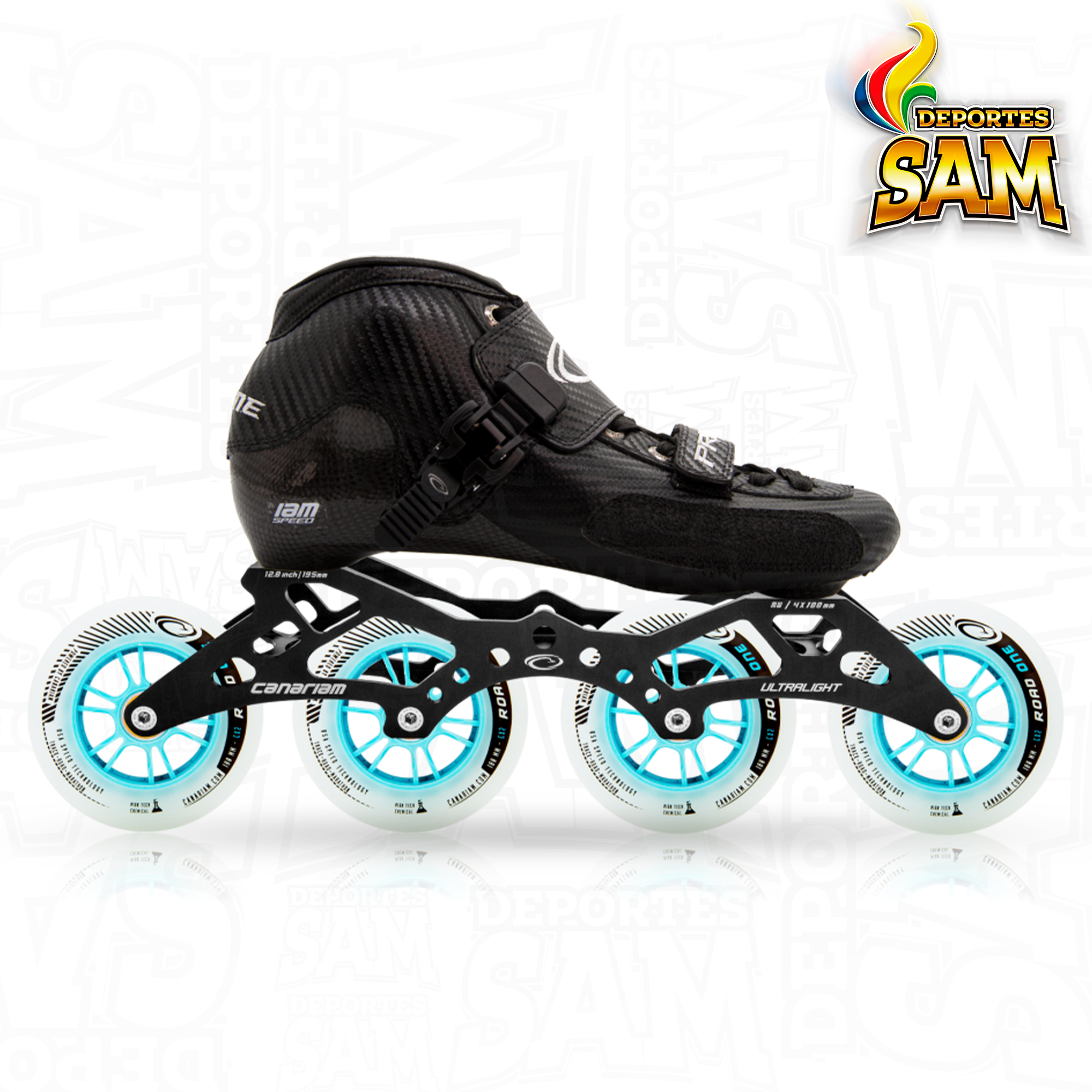 PATIN PROFESIONAL BOTA PRIME CHASIS ULTRA LIGHT 11.5, 12.0, RUEDA ROAD ONE 90MM O 100MM, BALINERA TWINCAM ILQ-9PRO