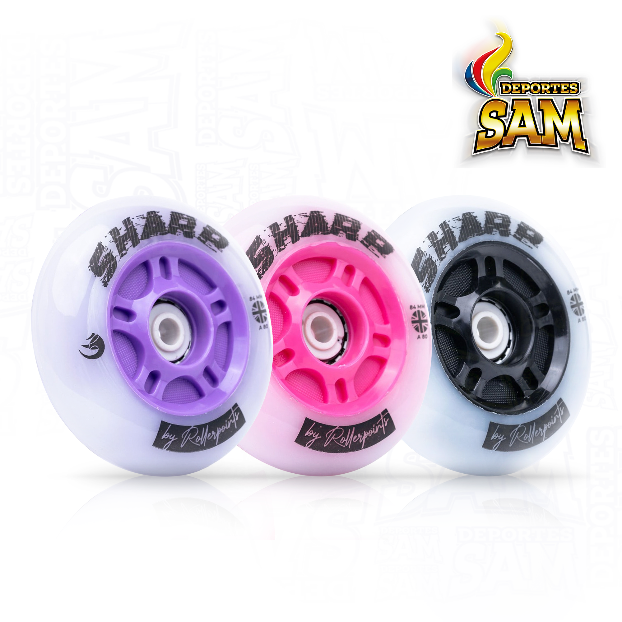 RUEDA LUCES ROLLERPOINTS