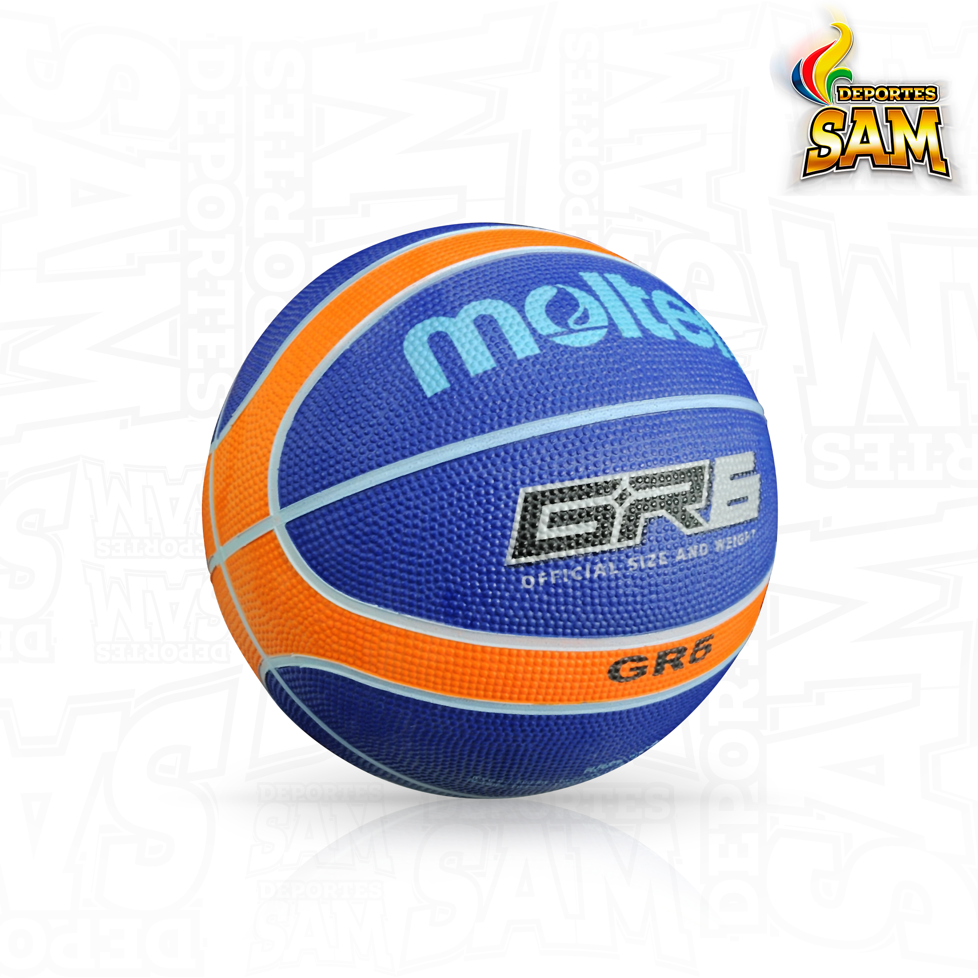 BALON MINIBALONCESTO MOLTEN N. 6 BGR6