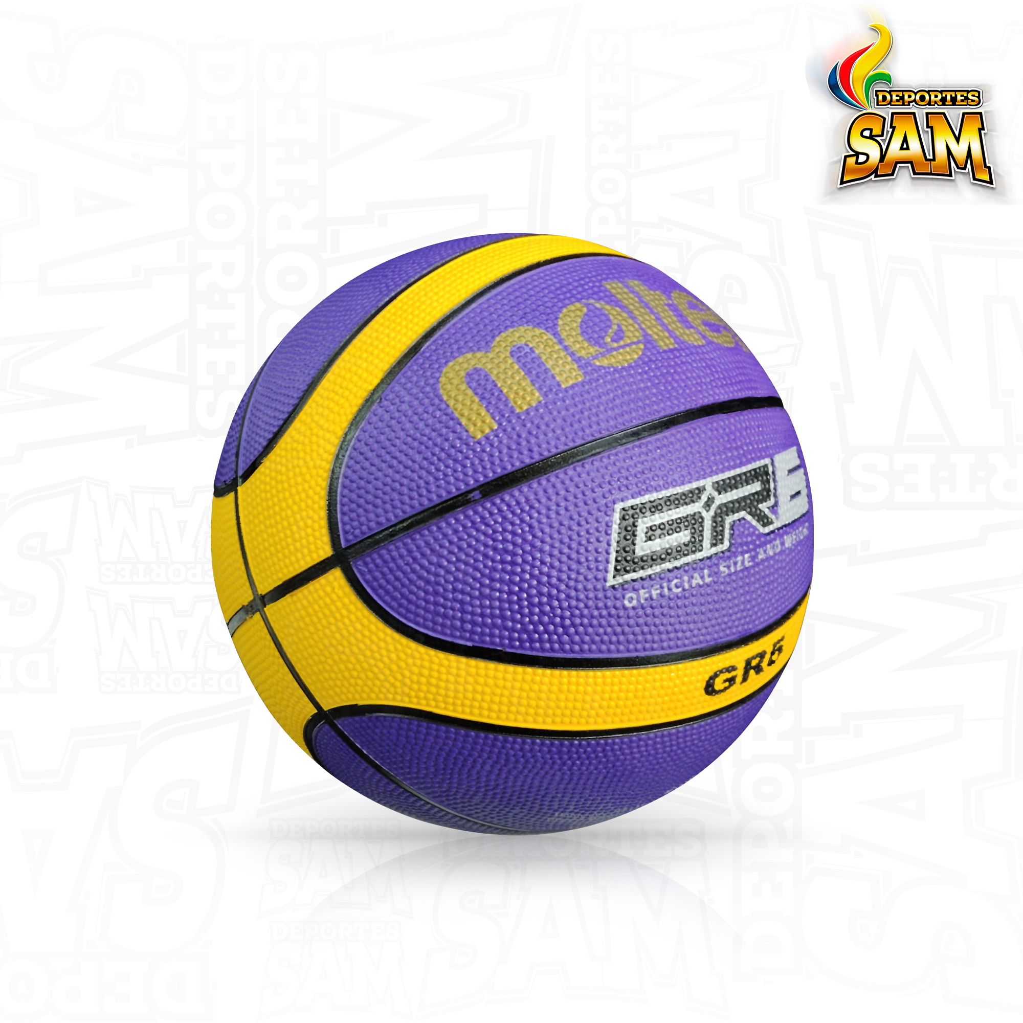 BALON MINIBALONCESTO MOLTEN N. 6 BGR6