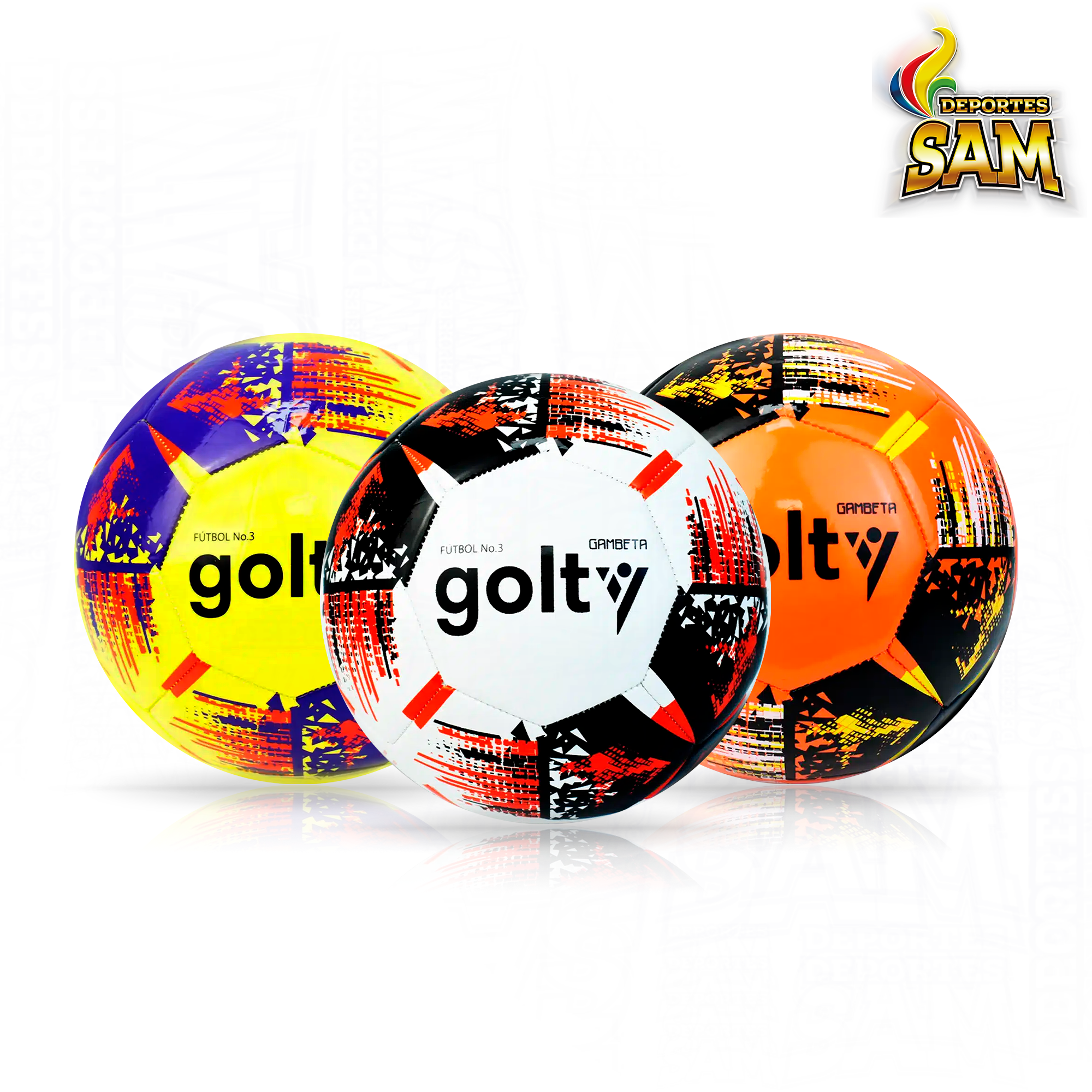 BALÓN FÚTBOL 3 GAMBETA FORMACIÓN GOLTY