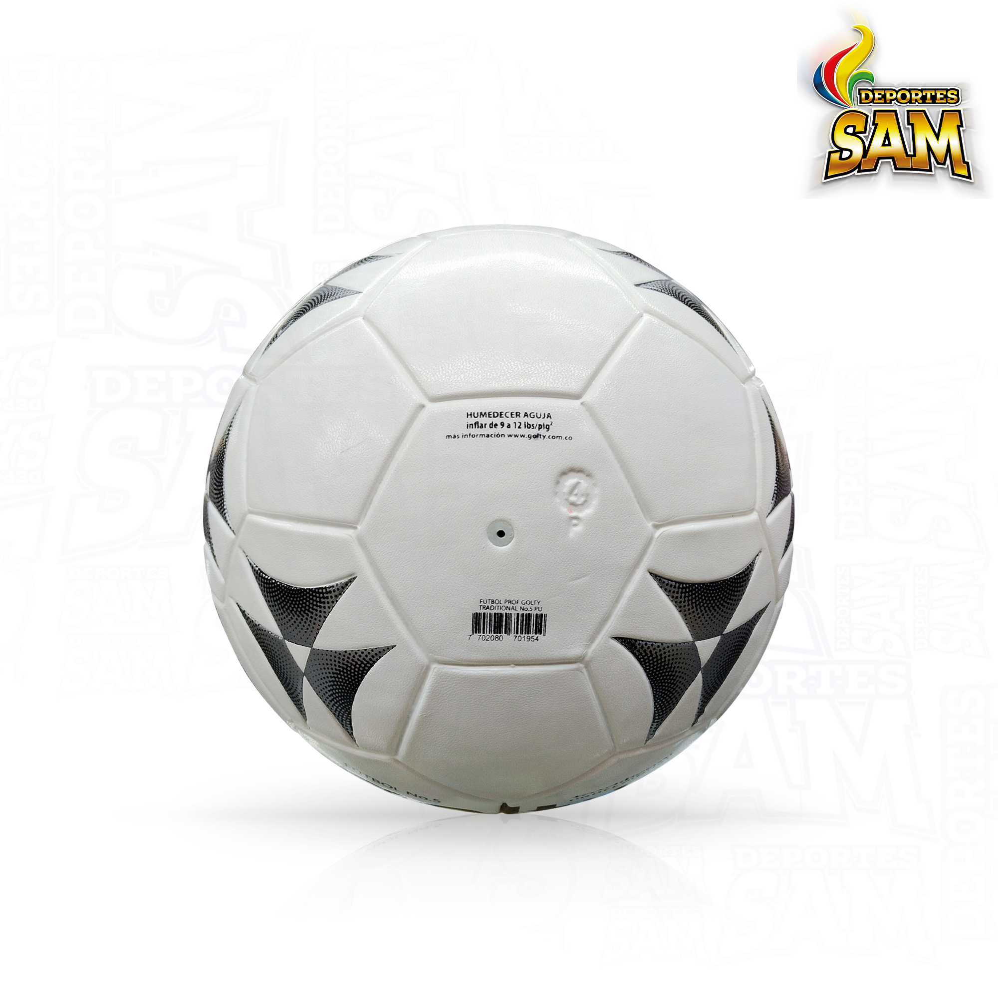 BALÓN FÚTBOL  4 TRADICIONAL CUERO PROFESIONAL GOLTY