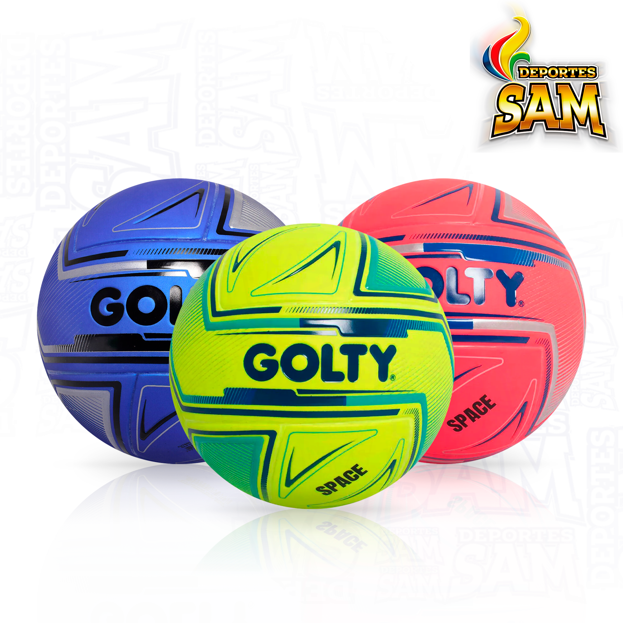 BALÓN MICROFÚTBOL SPACE 60-62 CM GOLTY