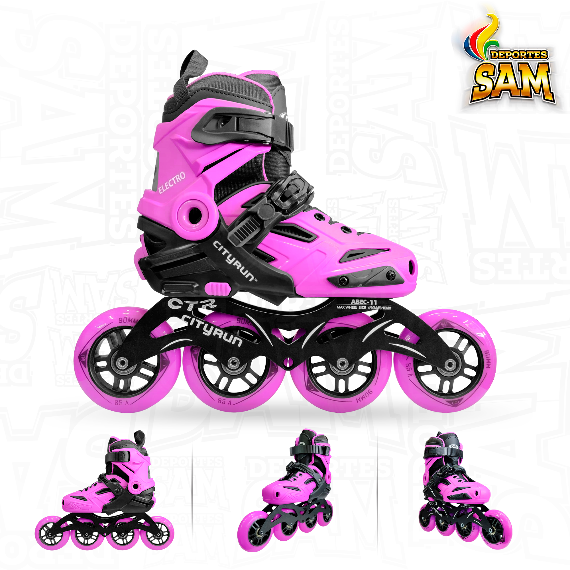 PATIN CITYRUN ELECTRO FUCSIA