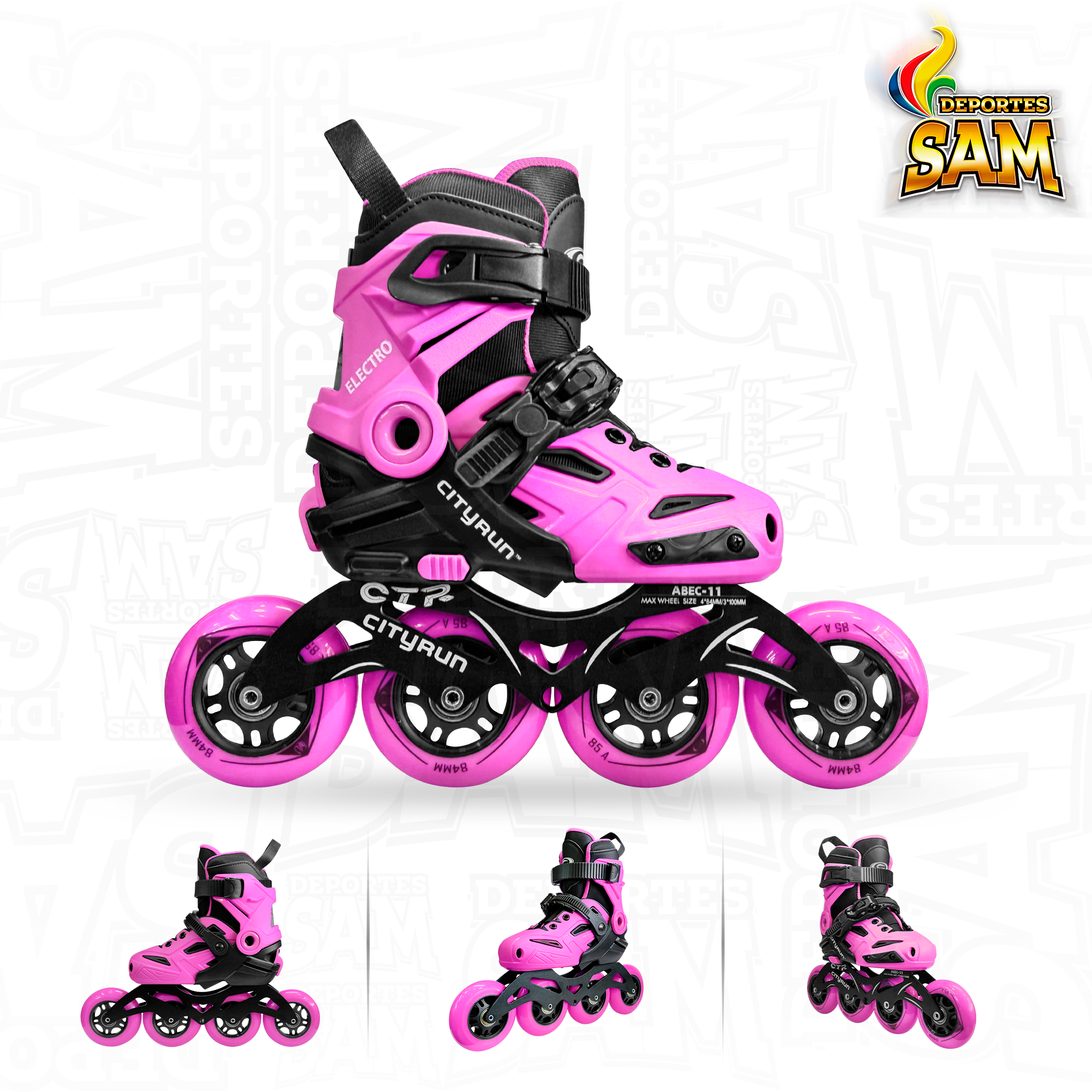 PATIN CITYRUN ELECTRO FUCSIA