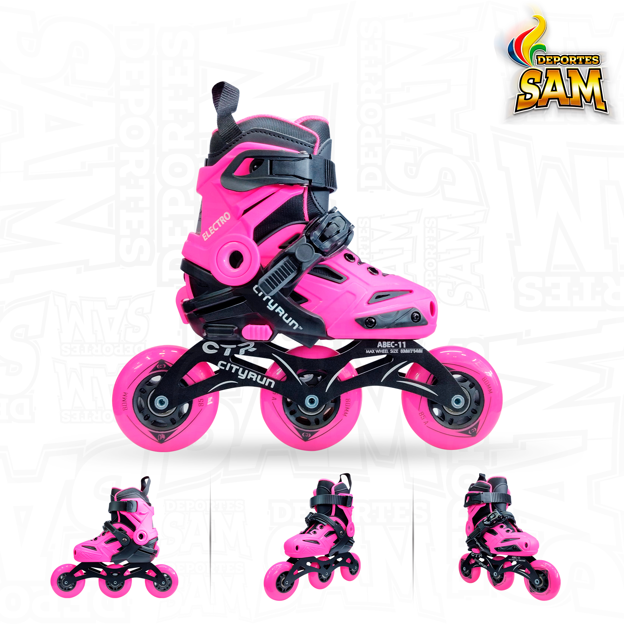 PATIN CITYRUN ELECTRO FUCSIA