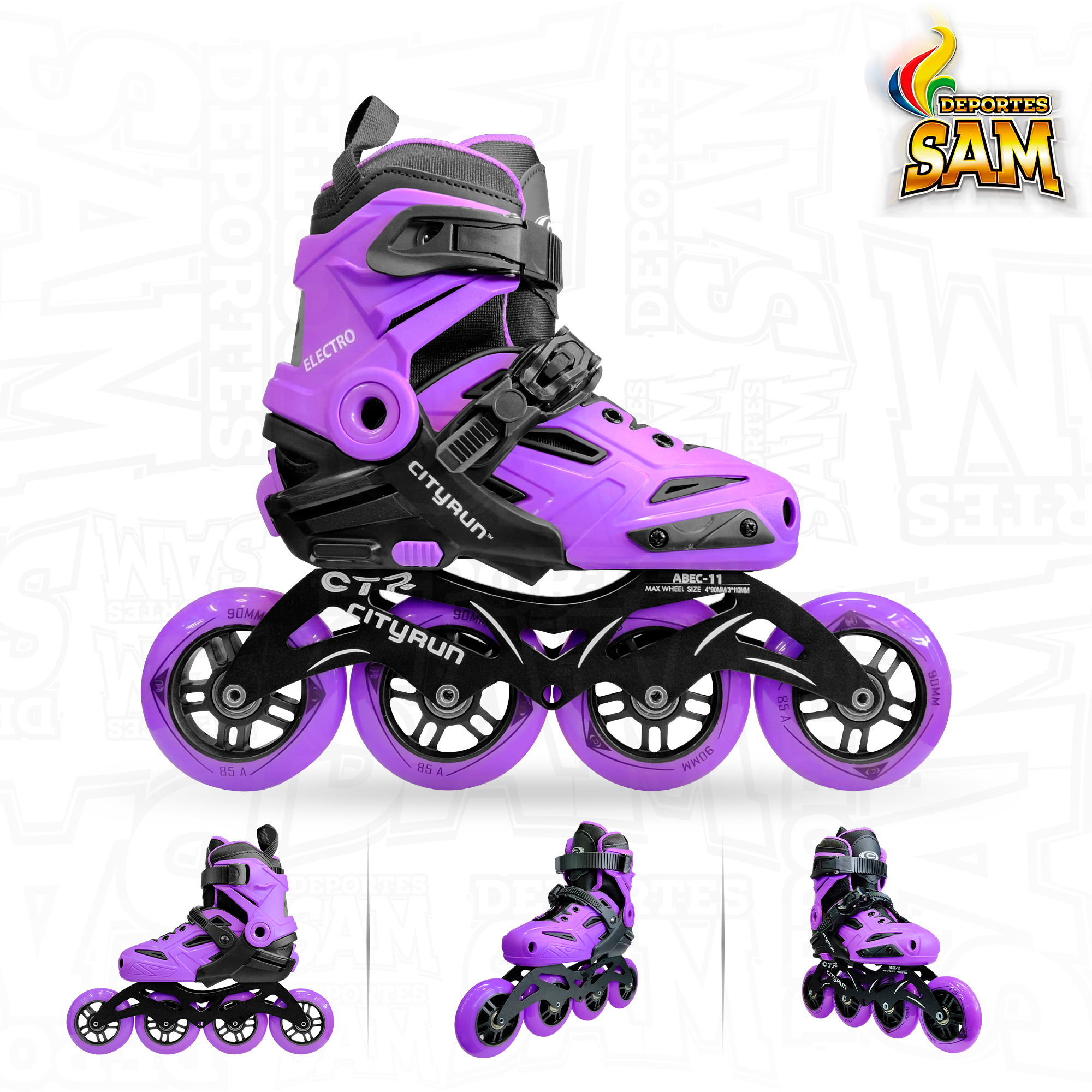 PATIN CITYRUN ELECTRO MORADO