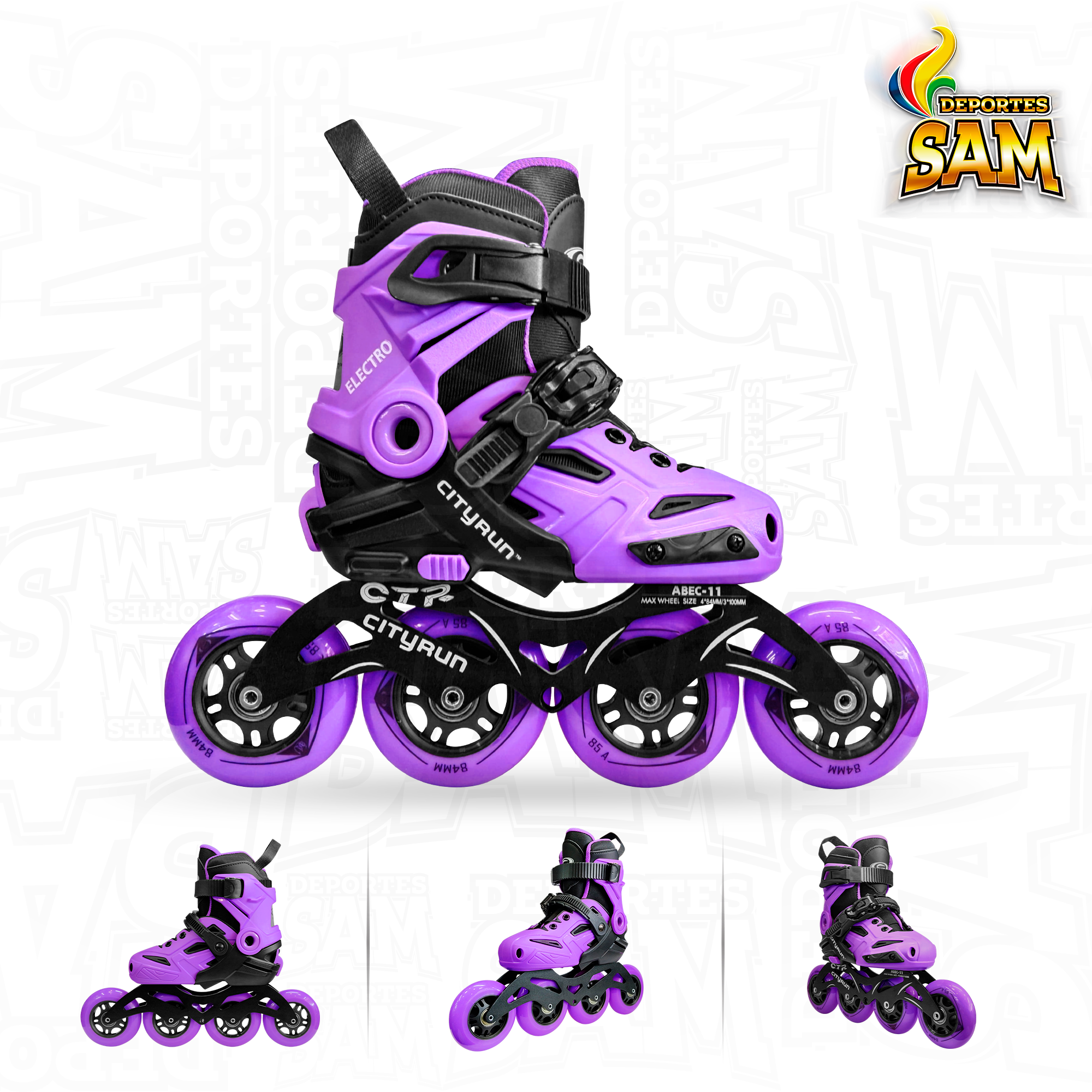 PATIN CITYRUN ELECTRO MORADO