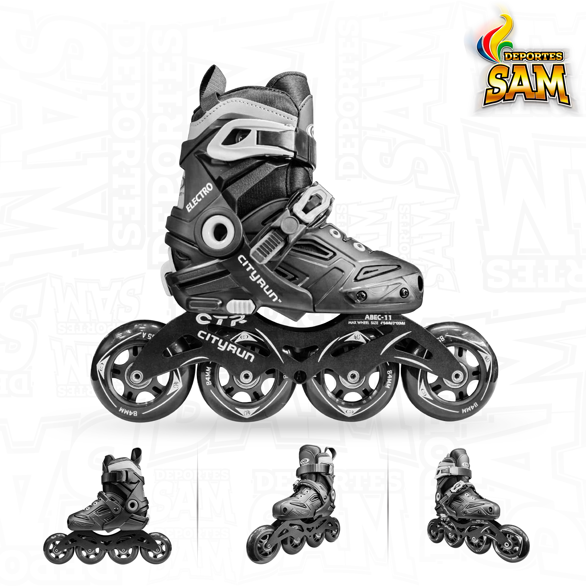 PATIN CITYRUN ELECTRO NEGRO
