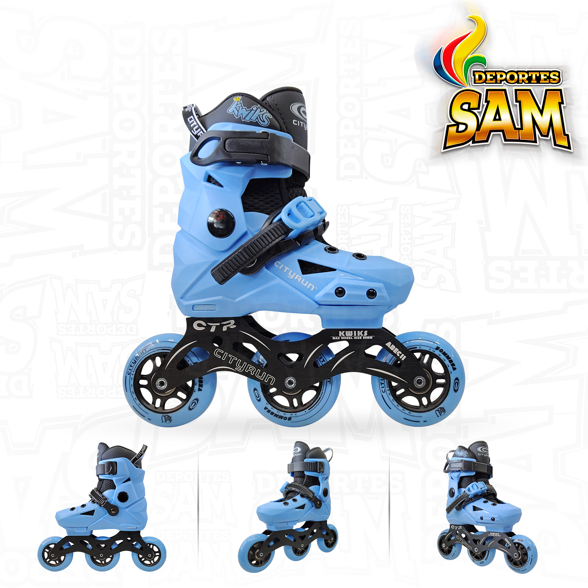 PATIN CITYRUN KWIKS AZUL