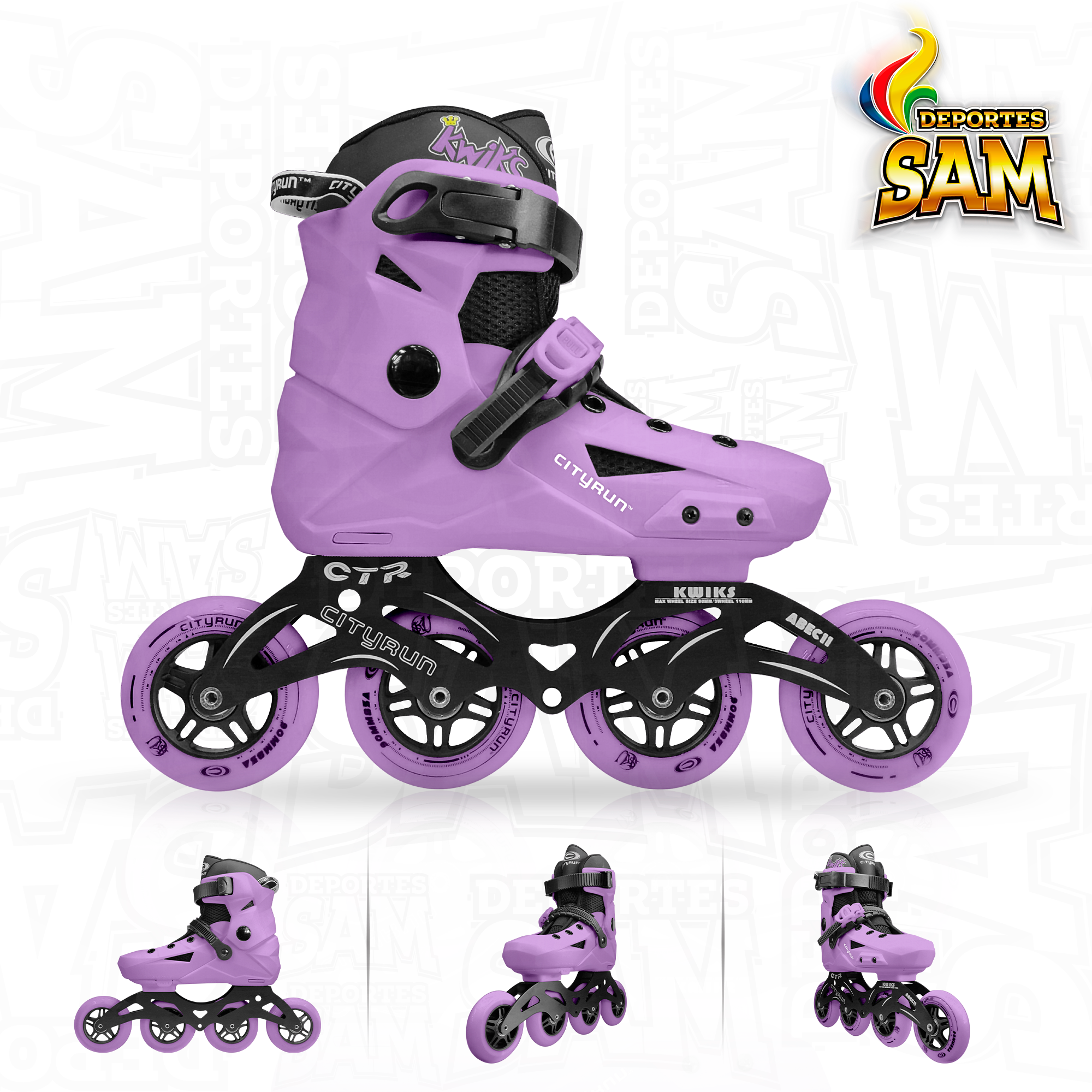 PATIN CITYRUN KWIKS MORADO