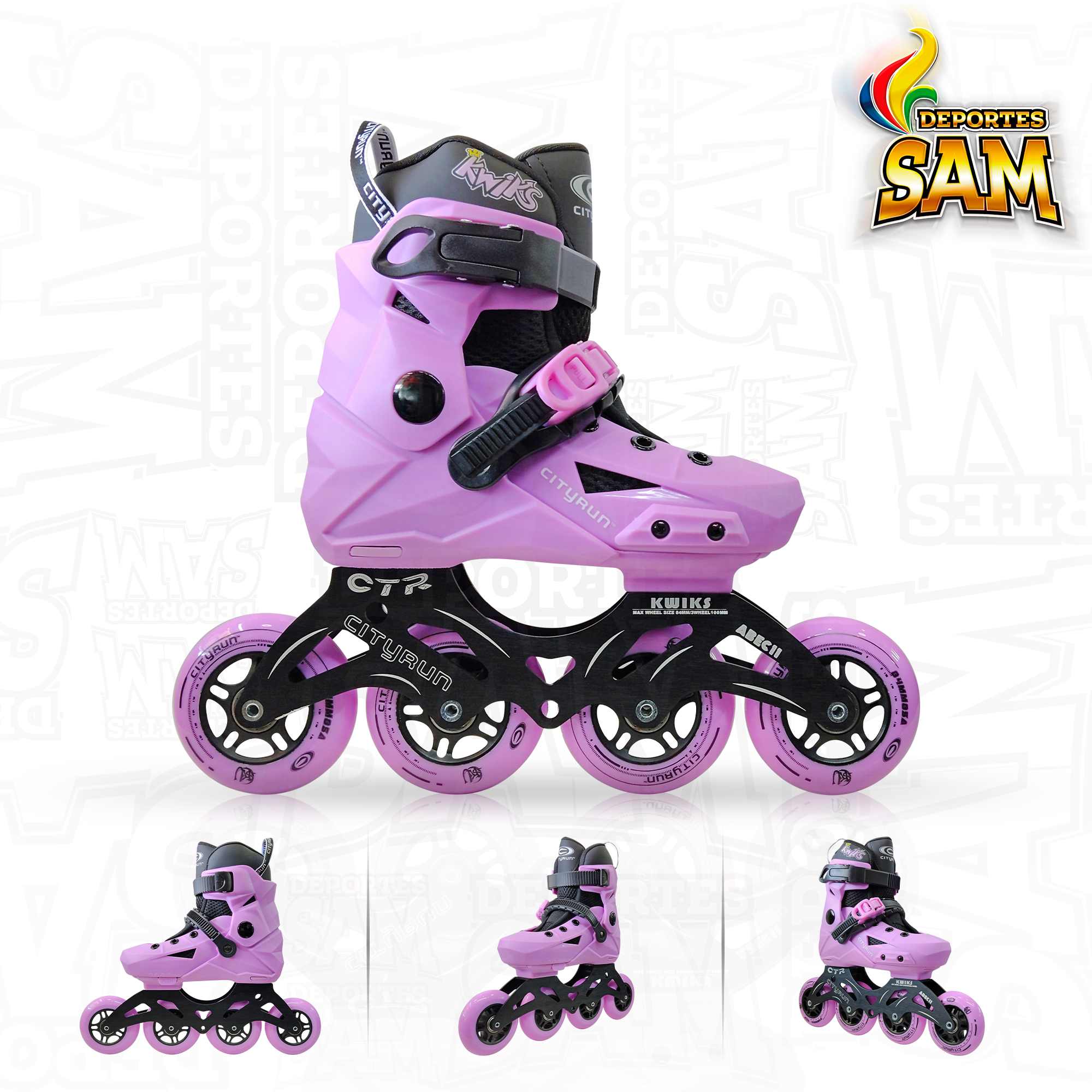 PATIN CITYRUN KWIKS MORADO