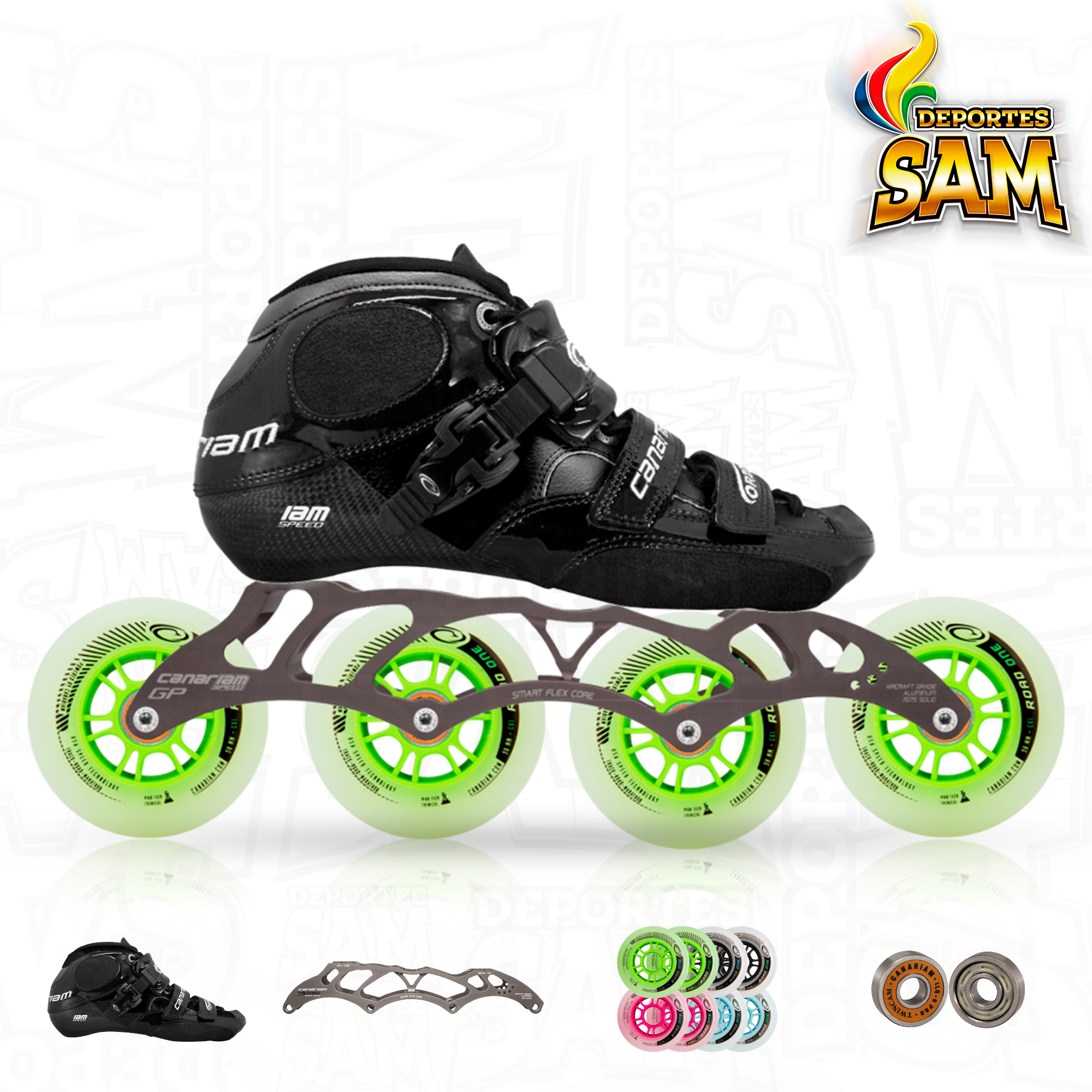 PATIN PROFESIONAL BOTA ORION, CHASIS GP2 12.0, RUEDA ROAD ONE 80-84-90MM, BALINERA TWINCAM ILQ-9PRO