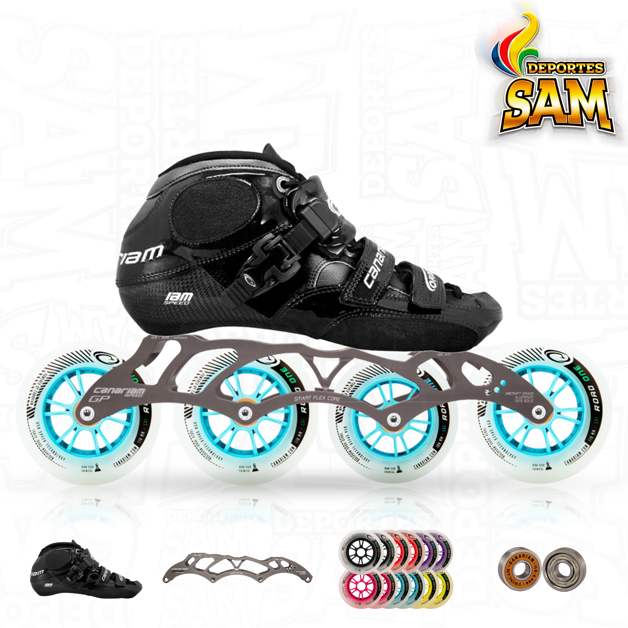 PATIN PROFESIONAL BOTA ORION, CHASIS GP2 12.4, 12.8, 12.8 HL, 13.2, RUEDA ROAD ONE 100-110MM, BALINERA TWINCAM ILQ-9PRO