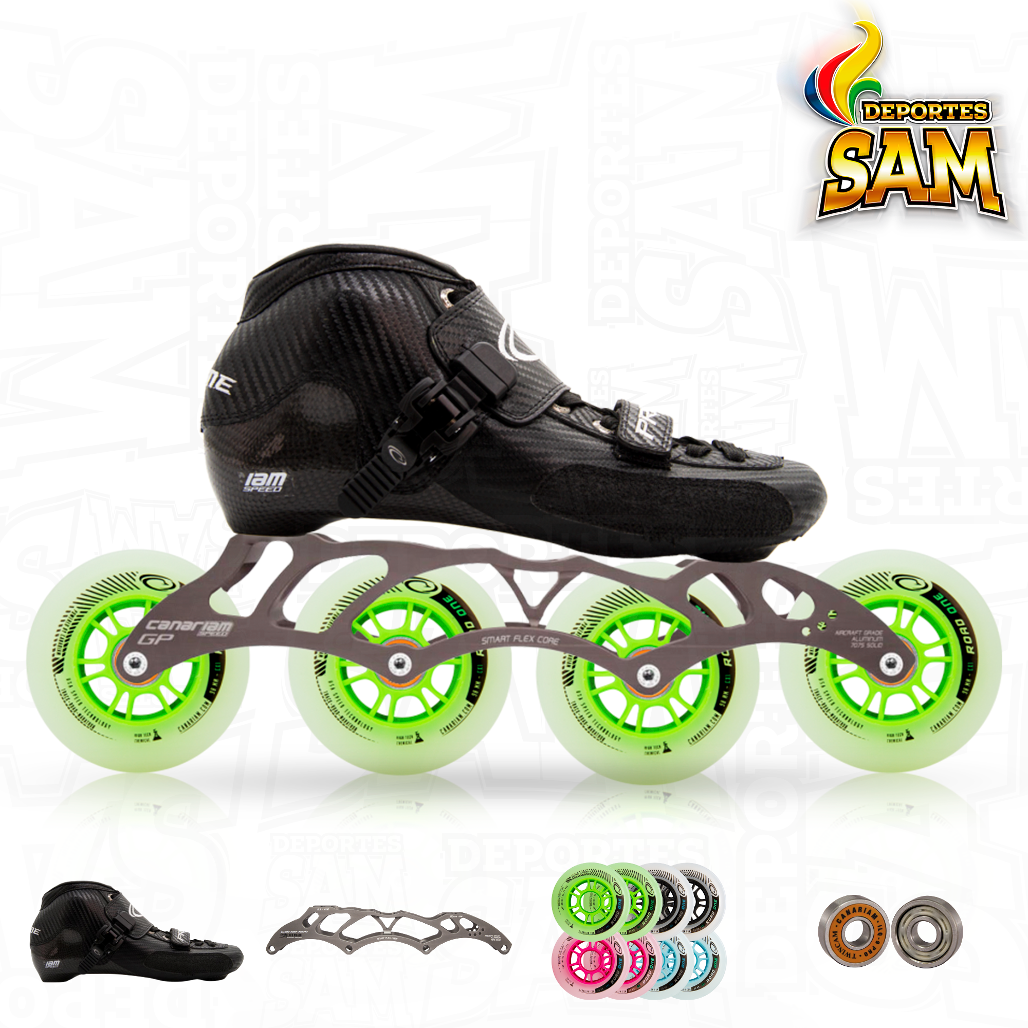 PATIN PROFESIONAL BOTA PRIME CHASIS GP2 12.0 , RUEDA ROAD ONE 80-84-90MM BALINERA TWINCAM ILQ-9PRO