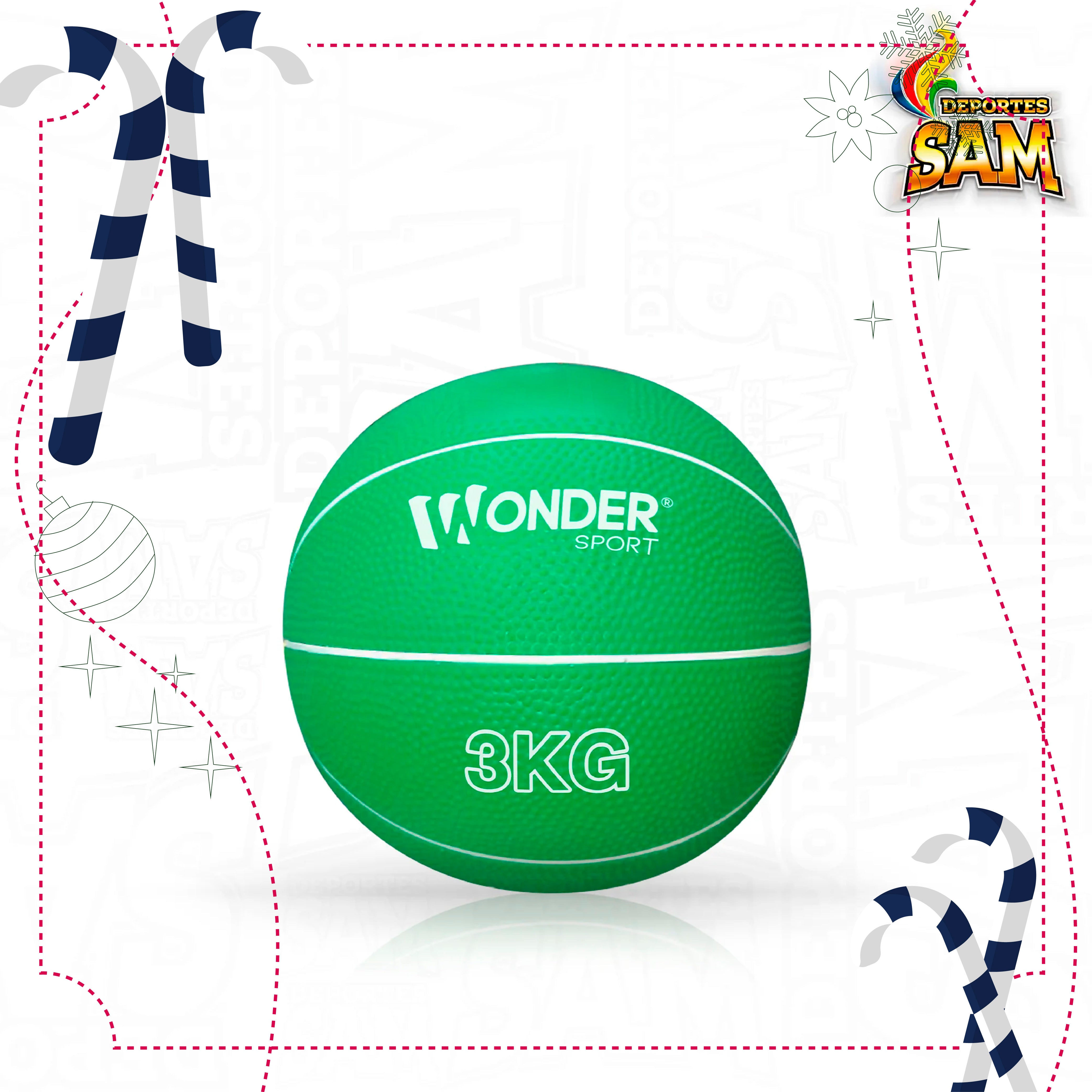 BALON PESO MEDICINAL 3 KILOS WONDER