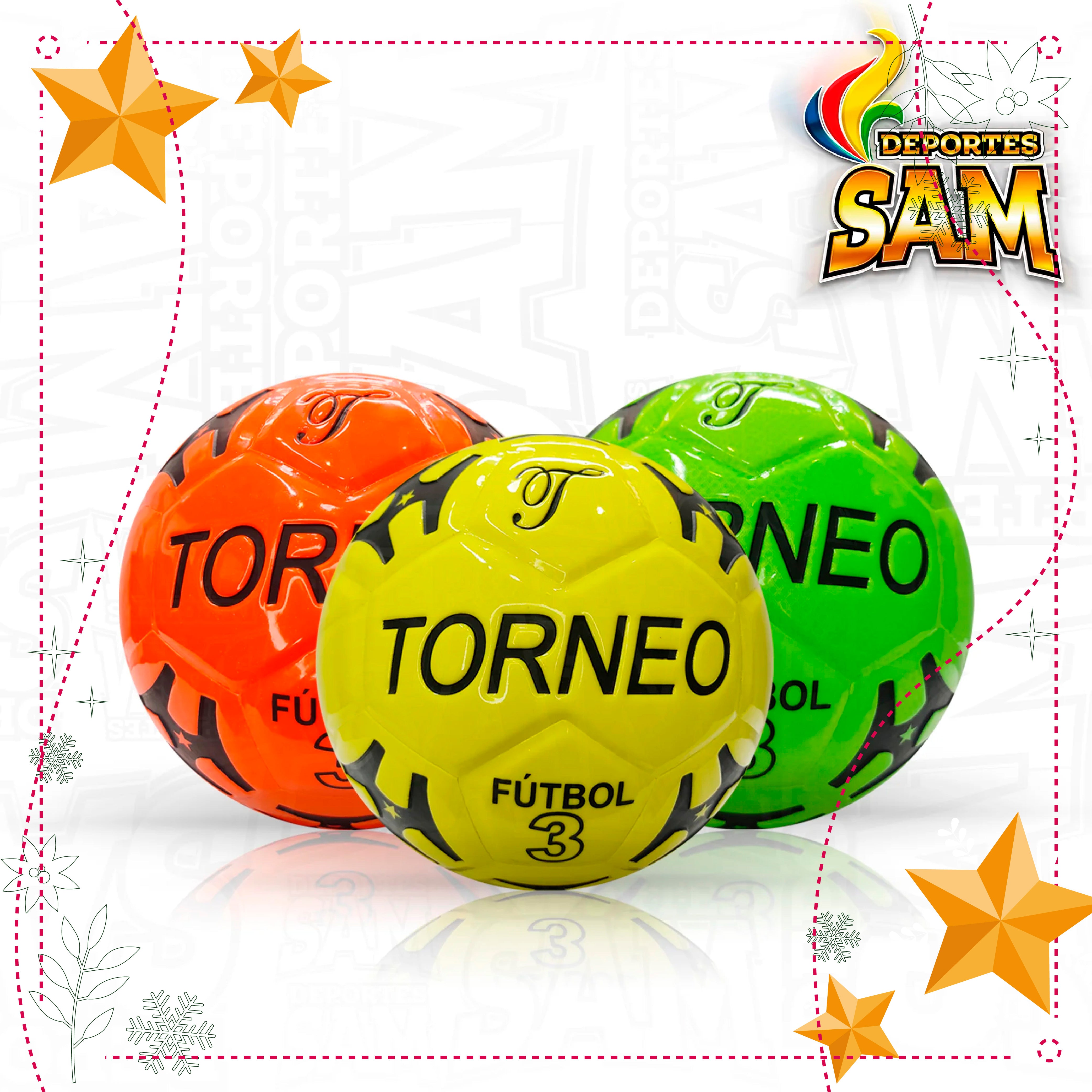 BALON TORNEO FUTBOL N.3