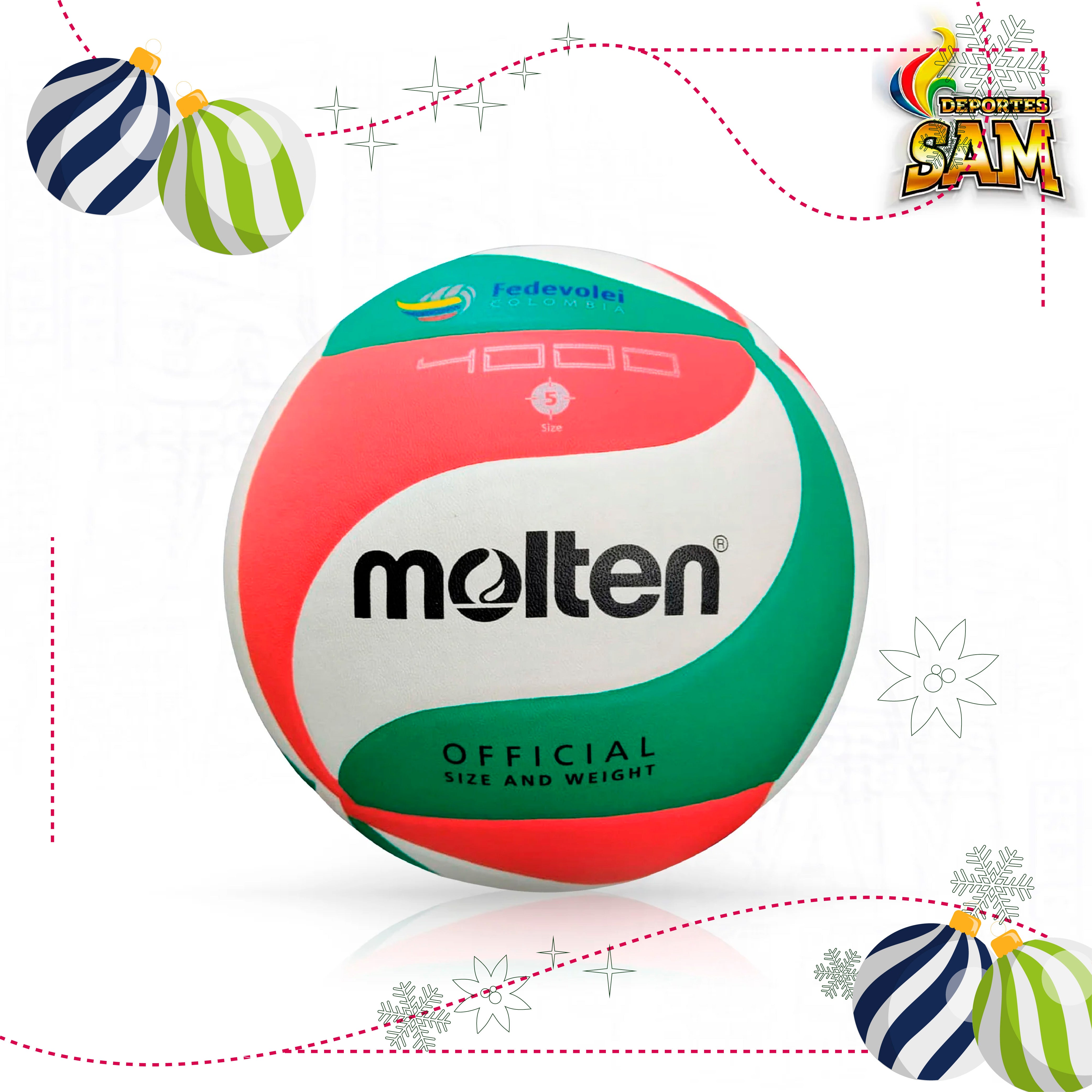 BALON VOLEIBOL P.U. SENSI V5M4000