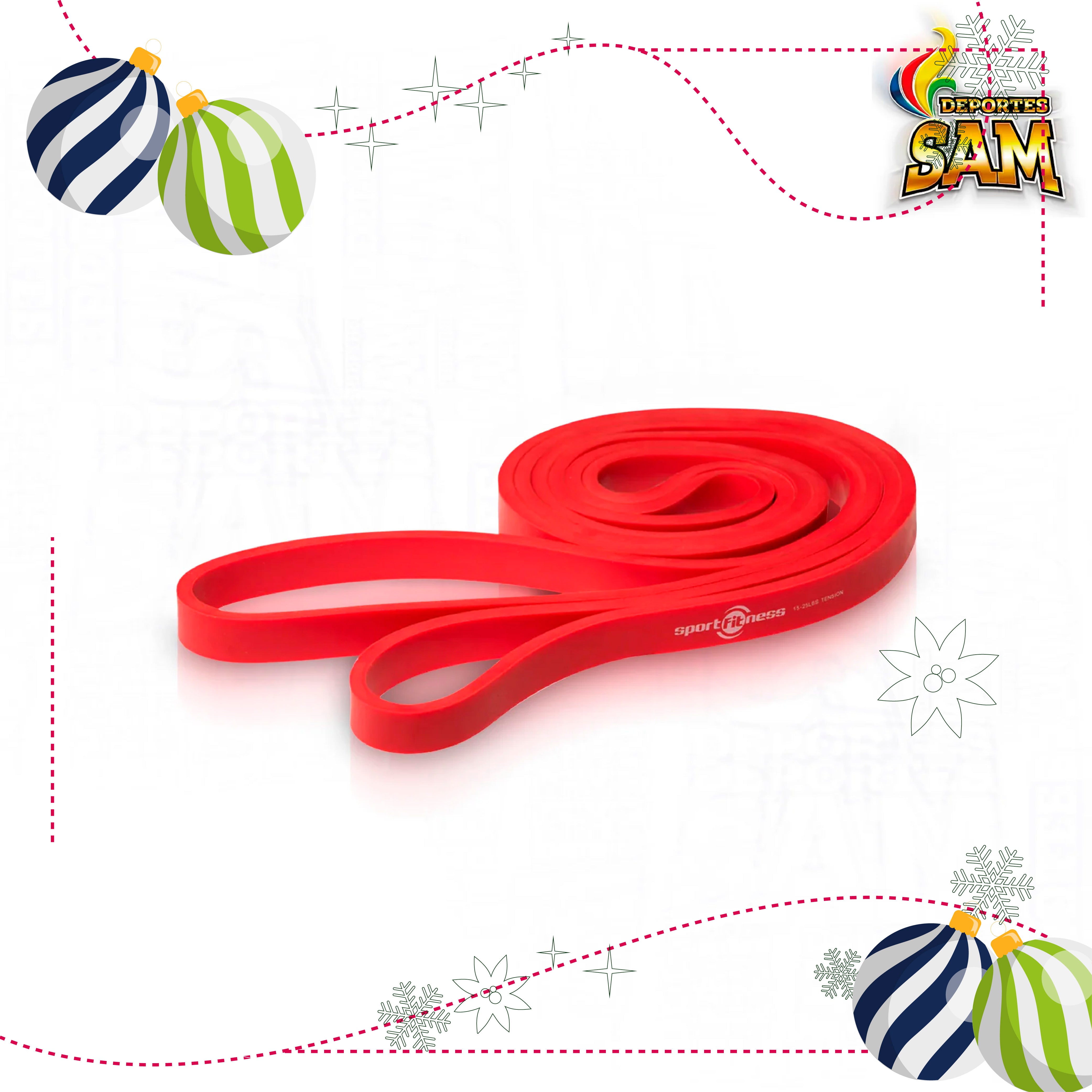 BANDAS ELASTICAS PODER ROJA 2000X13X4.5MM