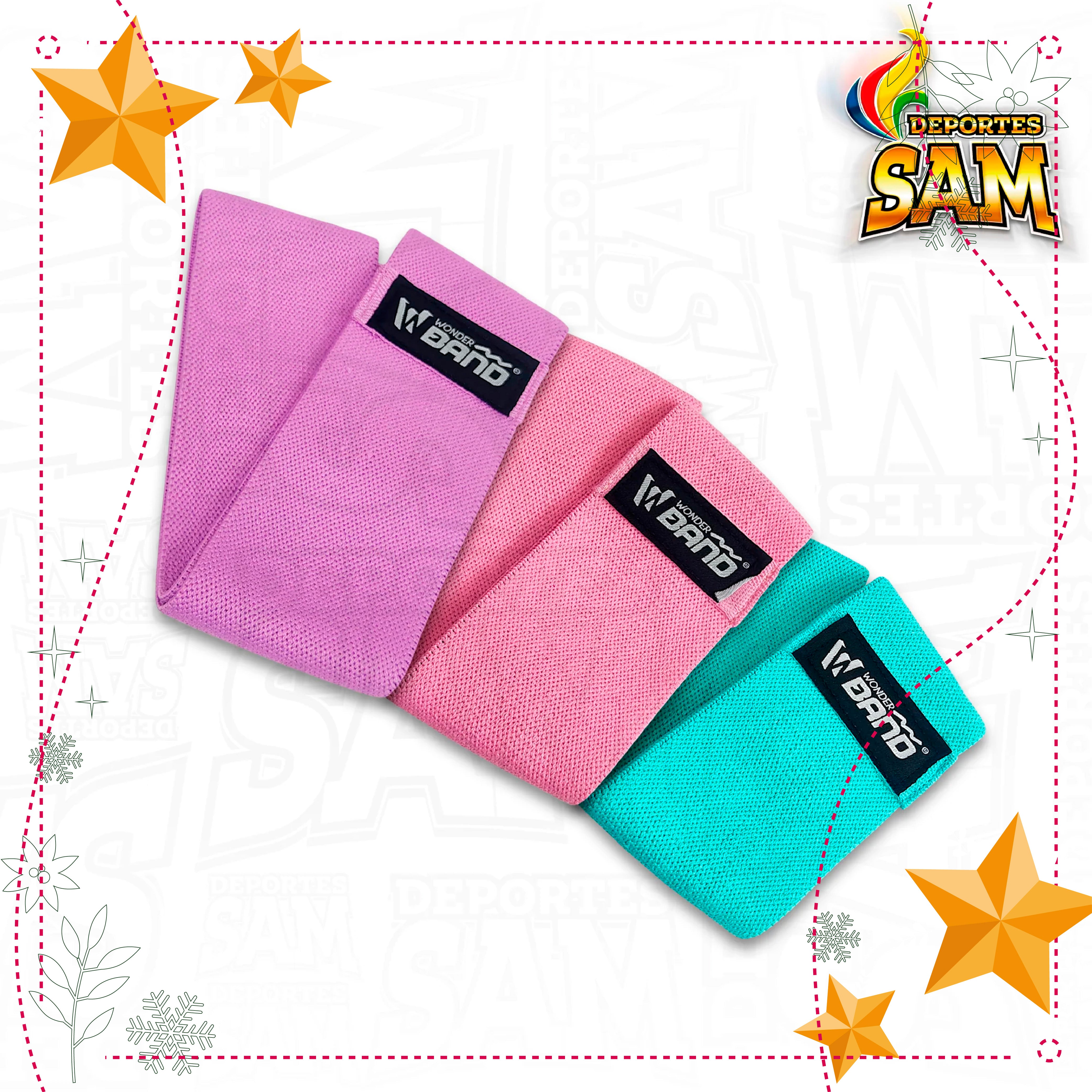 BANDAS ELASTICAS TELA X3 WONDER