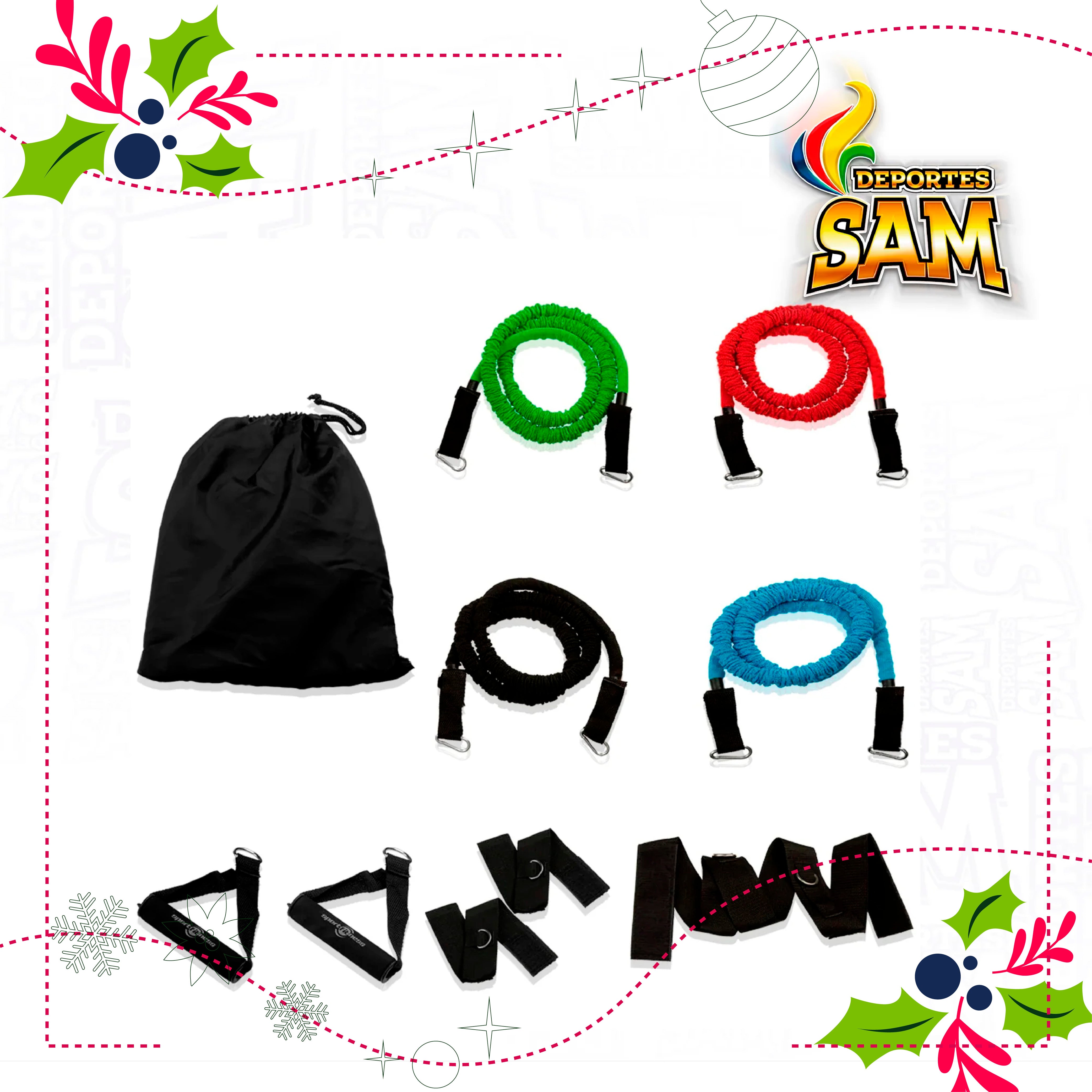 BANDAS TUBULARES (JGO X 4) SPORTFITNESS