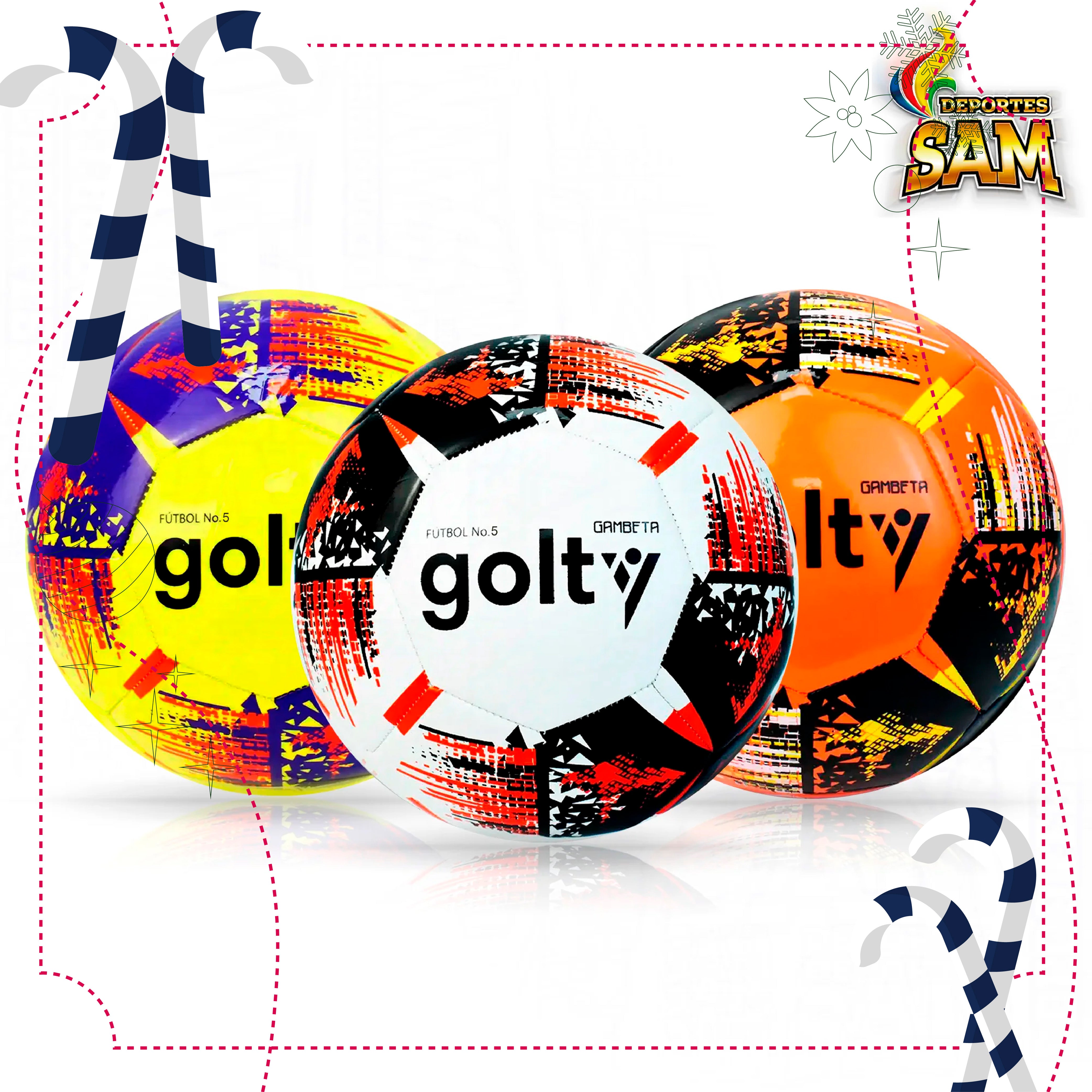BALÓN FÚTBOL 5 GAMBETA FORMACIÓN GOLTY
