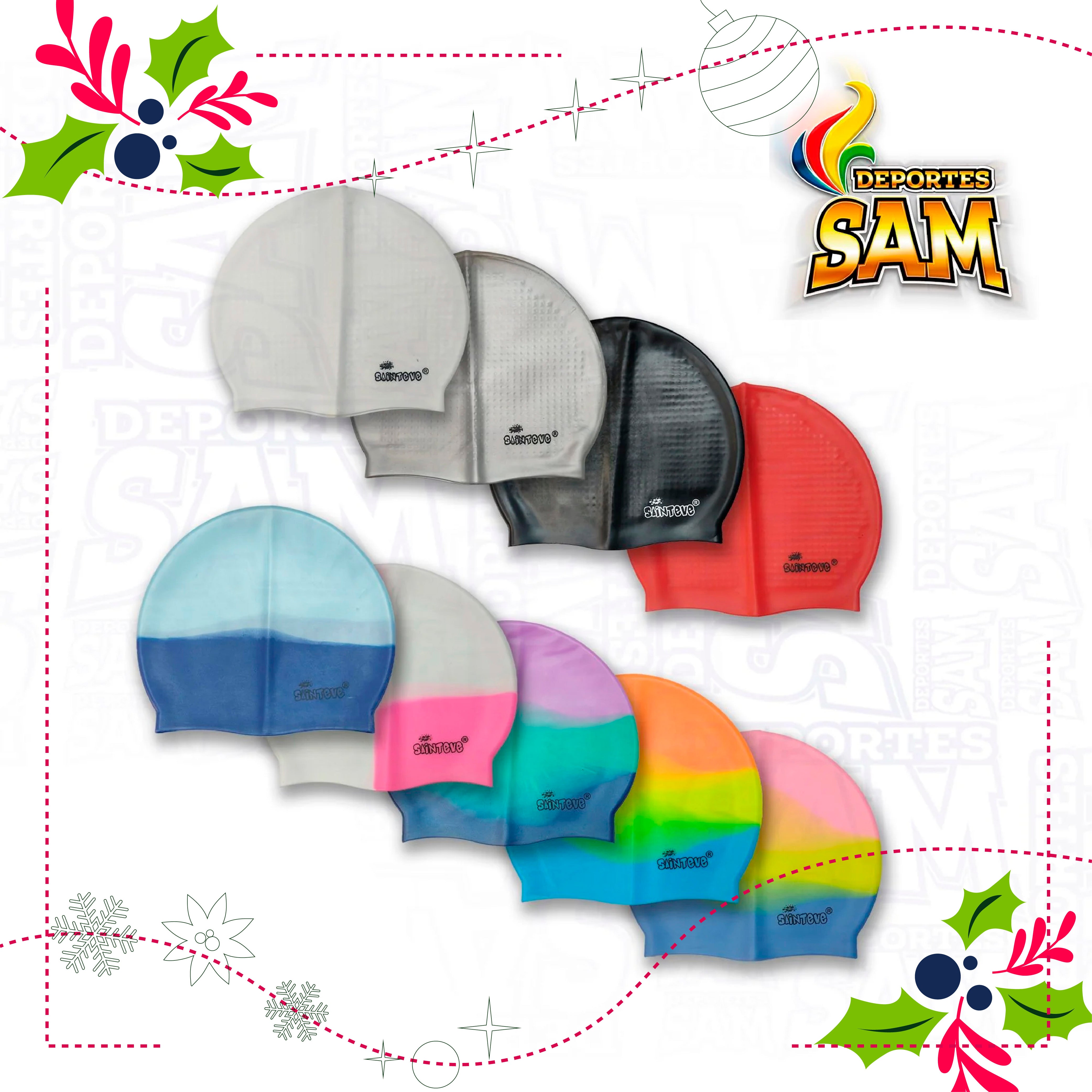 GORRO NATACION SAINTEVE SILICONA SWIM CAP