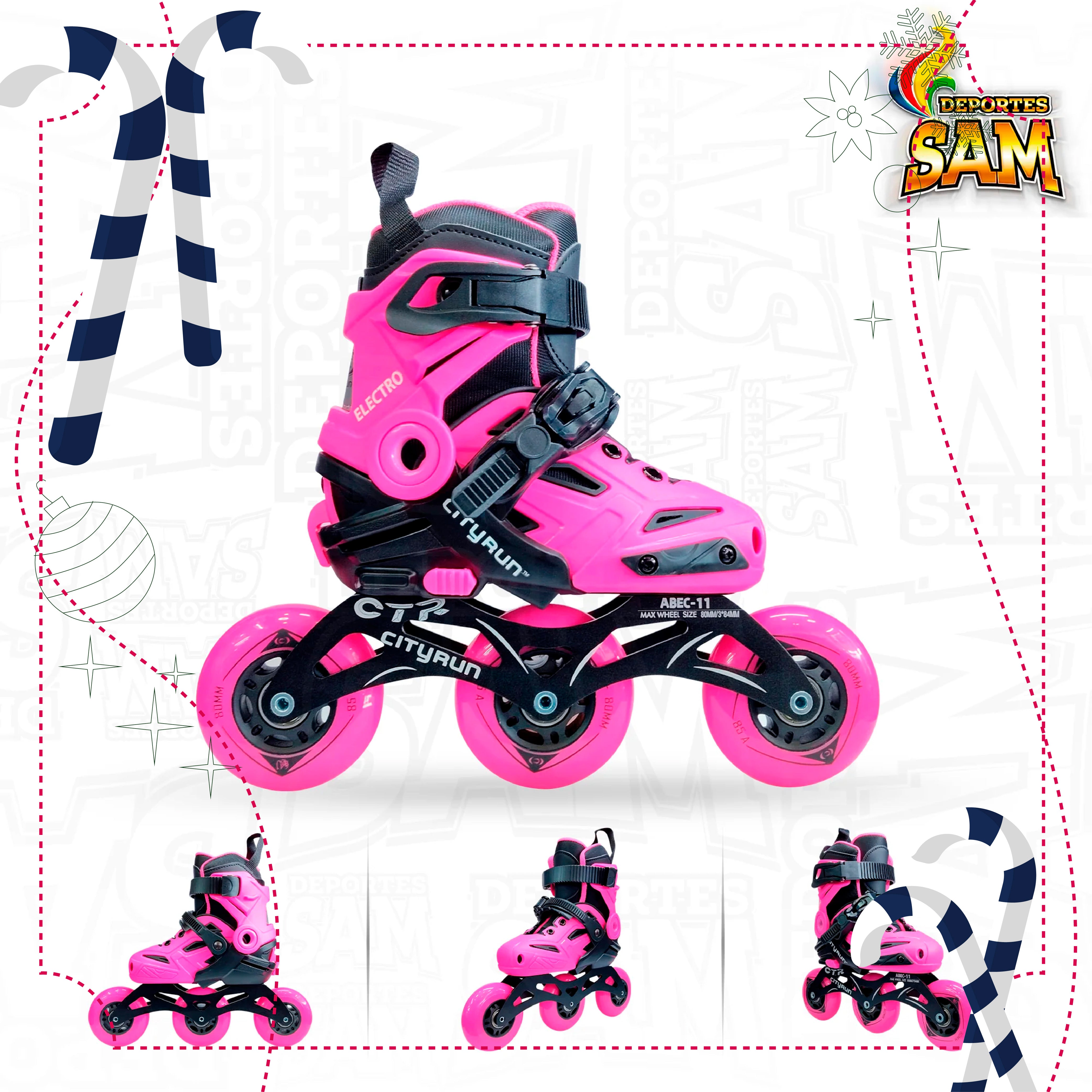 PATIN CITYRUN ELECTRO FUCSIA