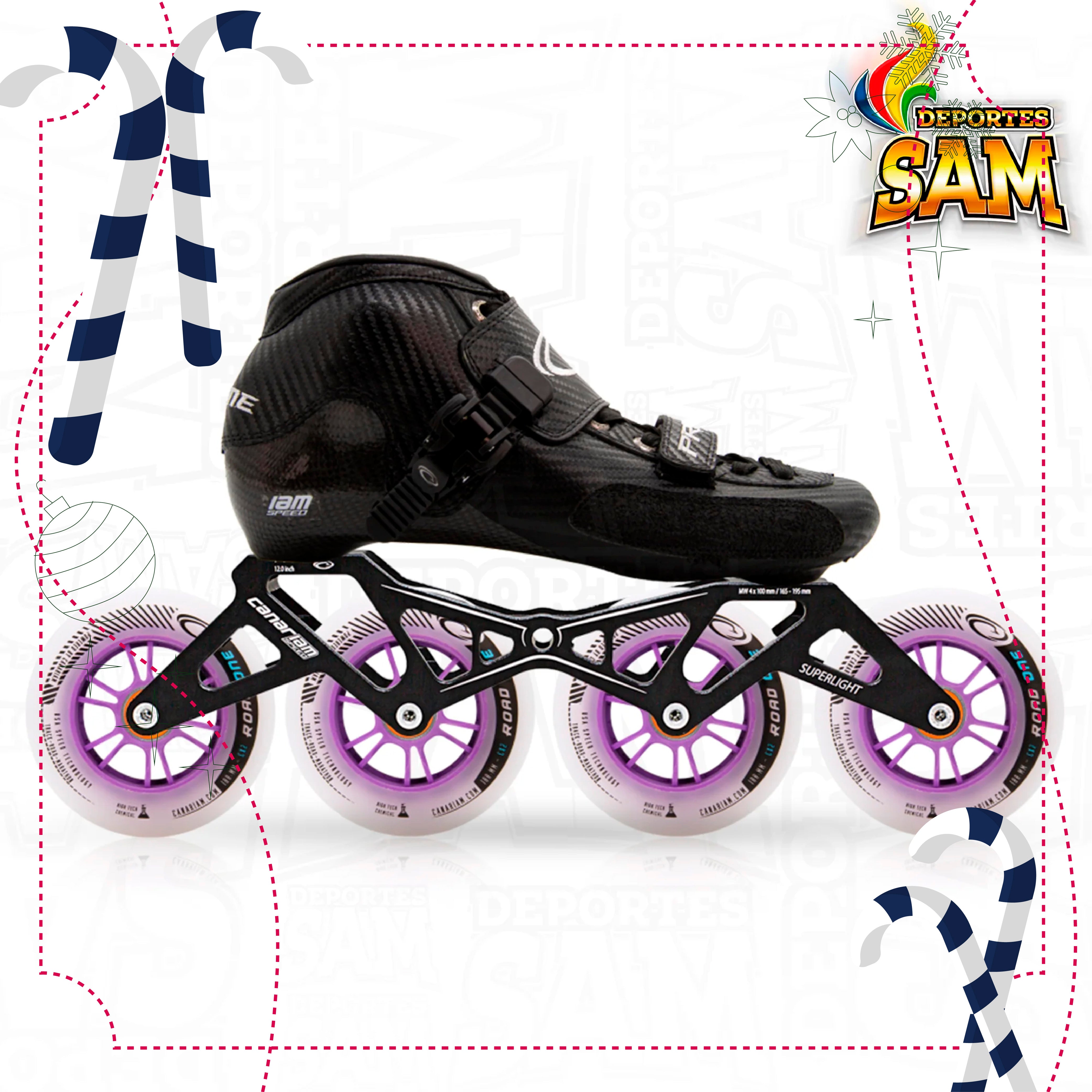 PATIN PROFESIONAL BOTA PRIME CHASIS SUPERLIGHT 11.25, 12.0, RUEDA ROAD ONE 90MM O 100MM, BALINERA TWINCAM ILQ-9PRO