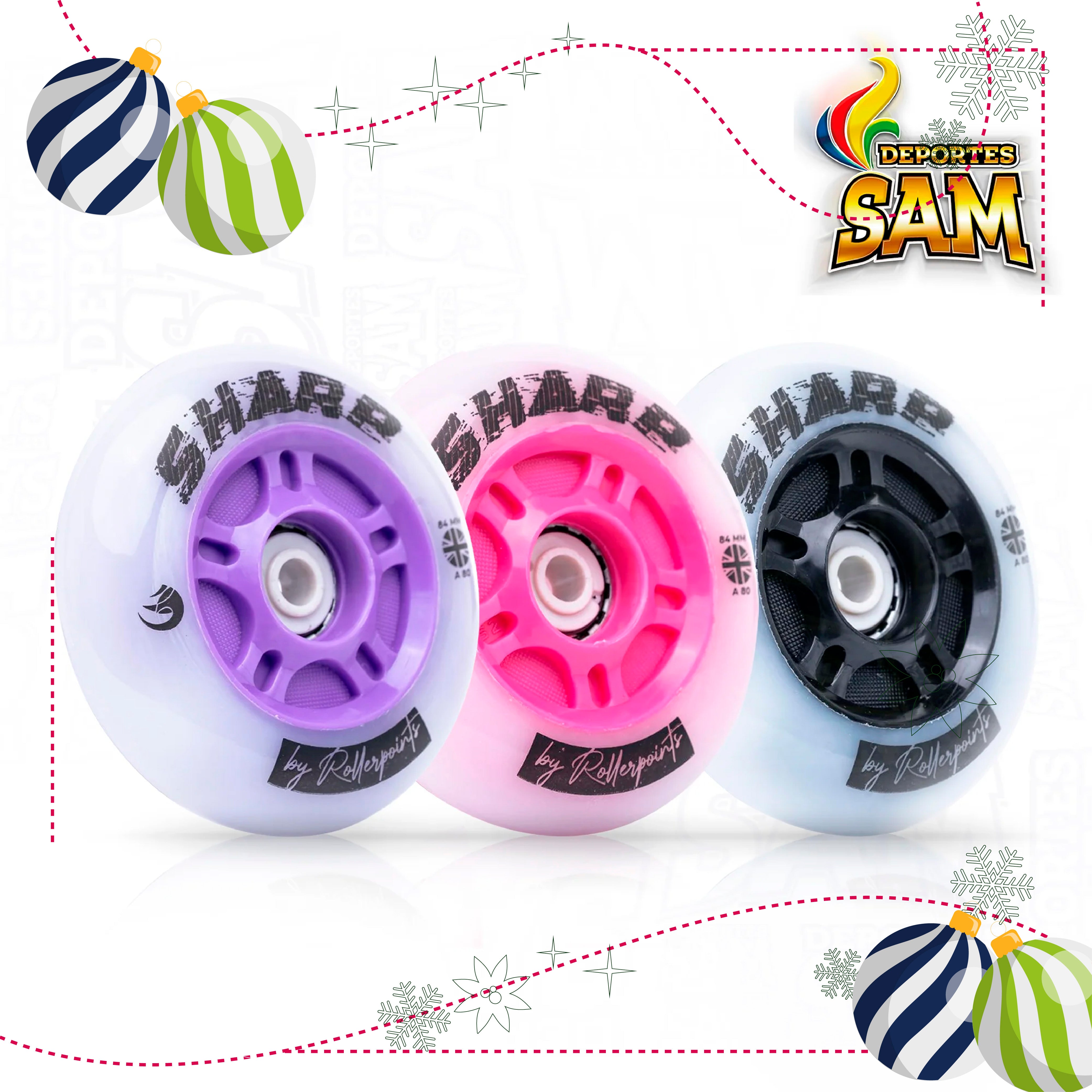 RUEDA LUCES ROLLERPOINTS