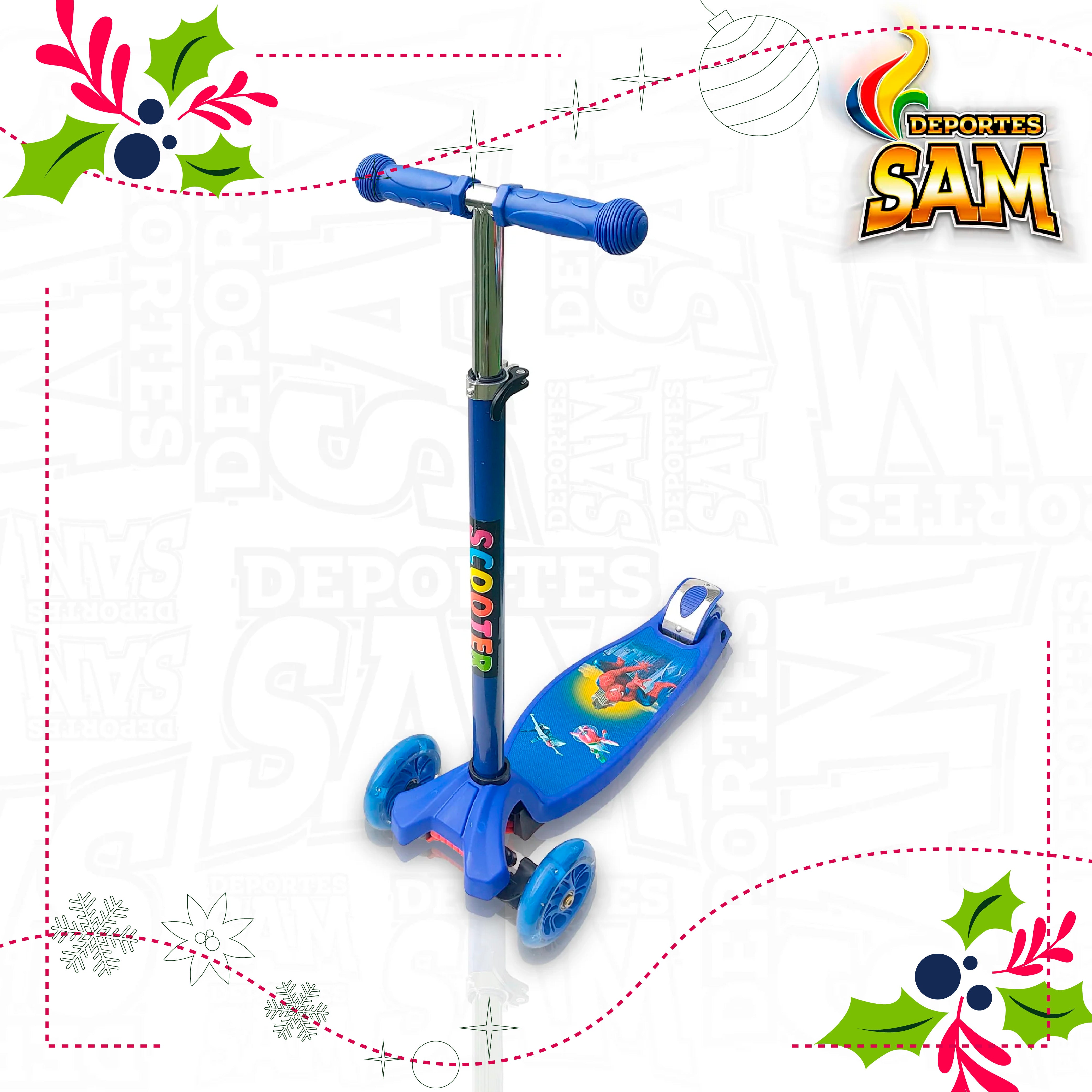 SCOOTER MUÑECOS RUEDA DELGADA