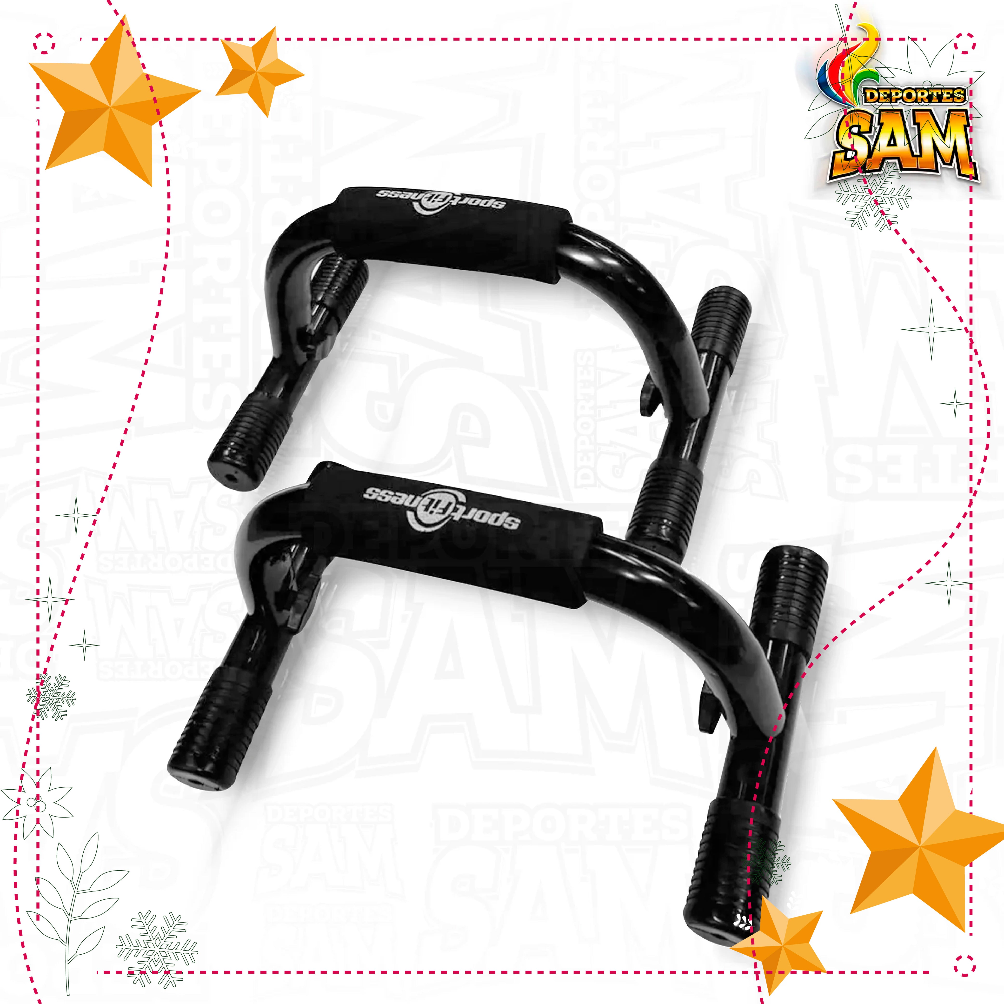 SOPORTE PARA FLEXIONES DE PECHO ACERO SPORTFITNESS