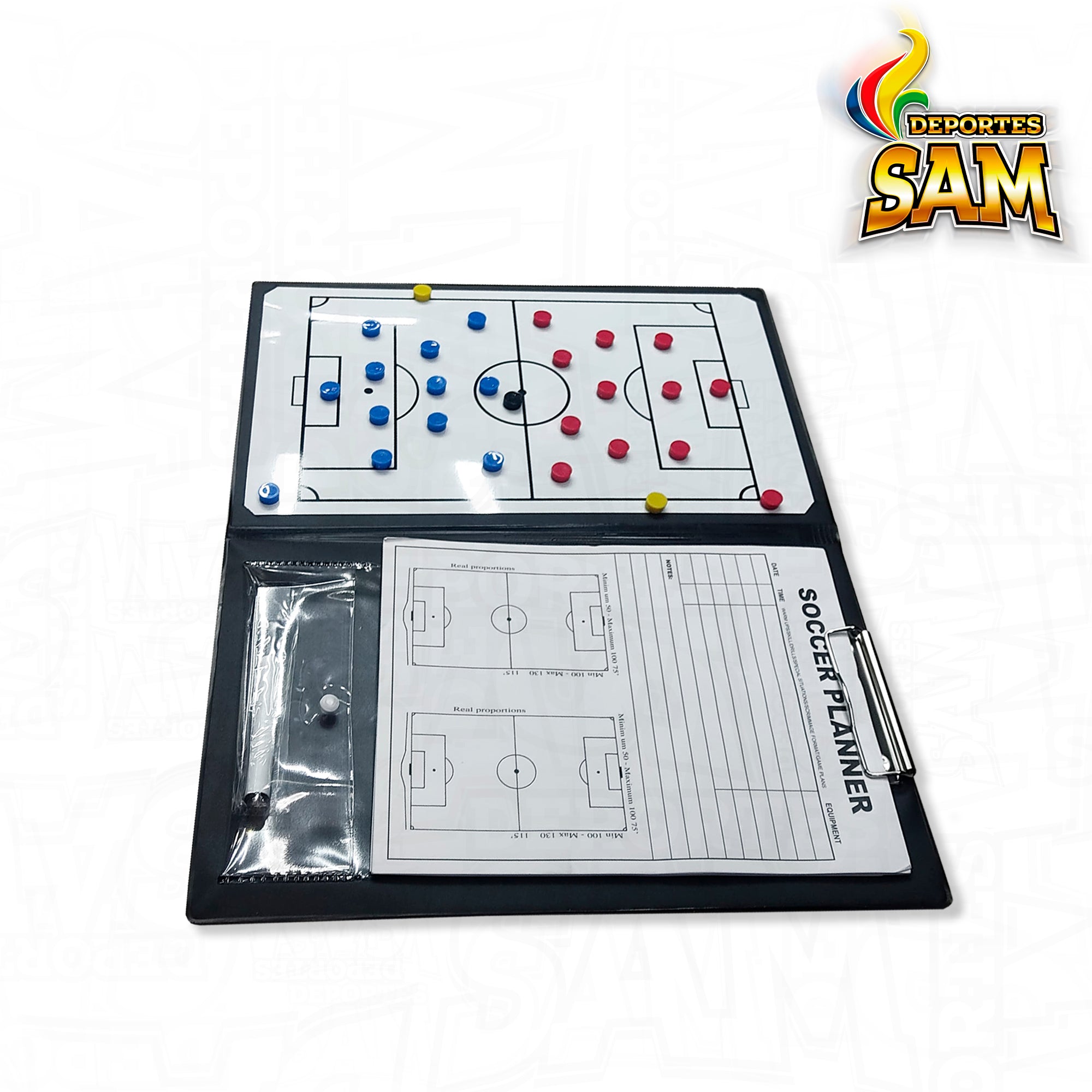 TABLERO FOLDER TECNICO FUTBOL MIYAGI