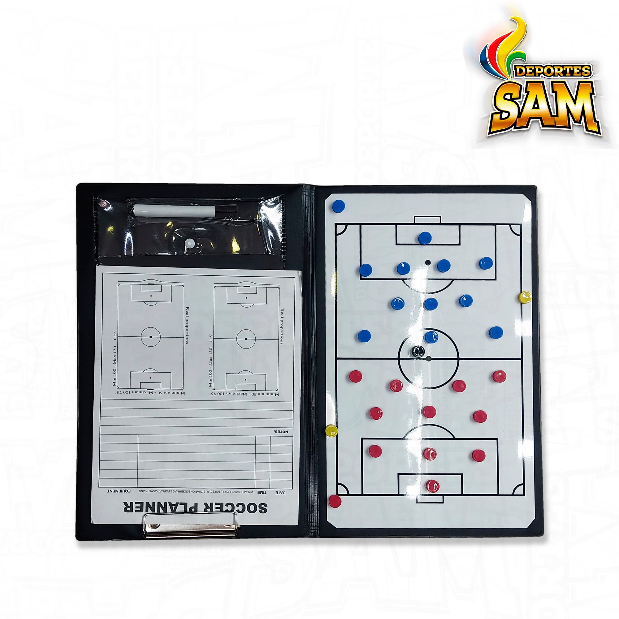 TABLERO FOLDER TECNICO FUTBOL MIYAGI