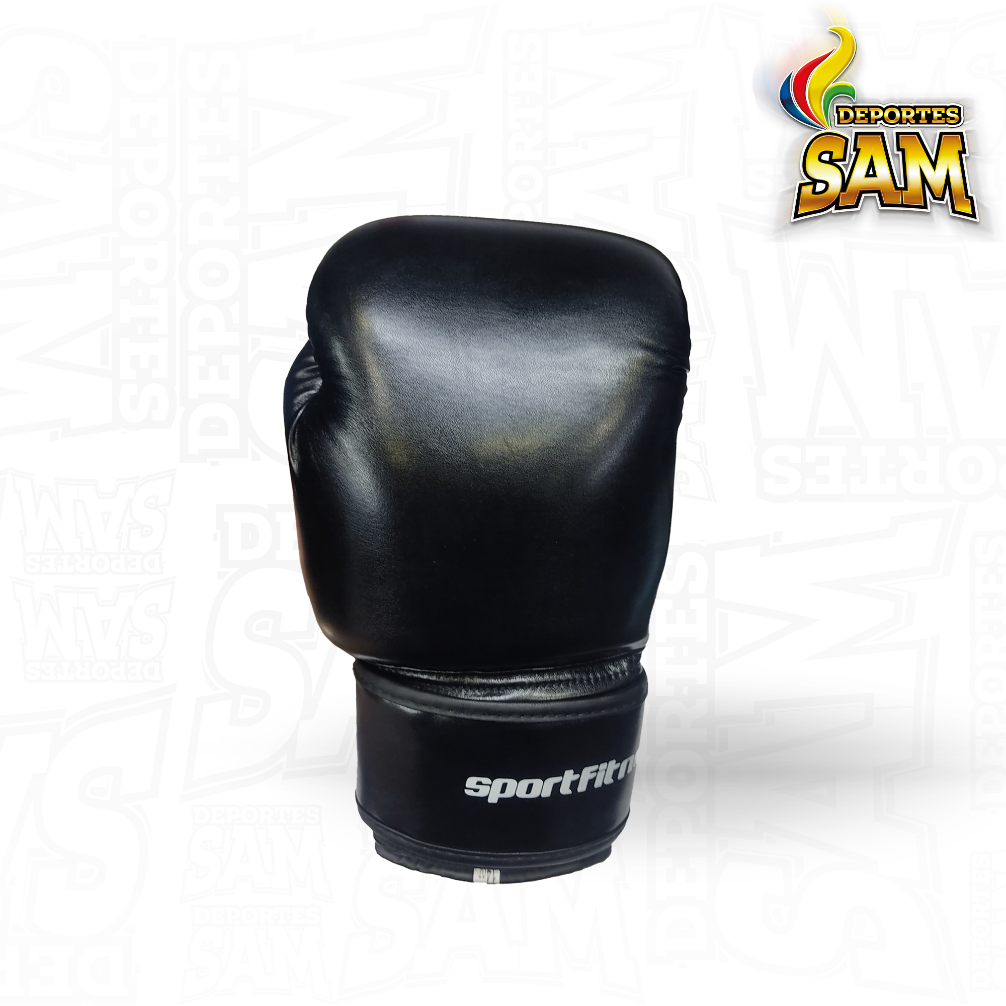 GUANTE BOXEO FUNDAMENTACION 12 OZ NEGRO HOMBRE SPORTFITNESS