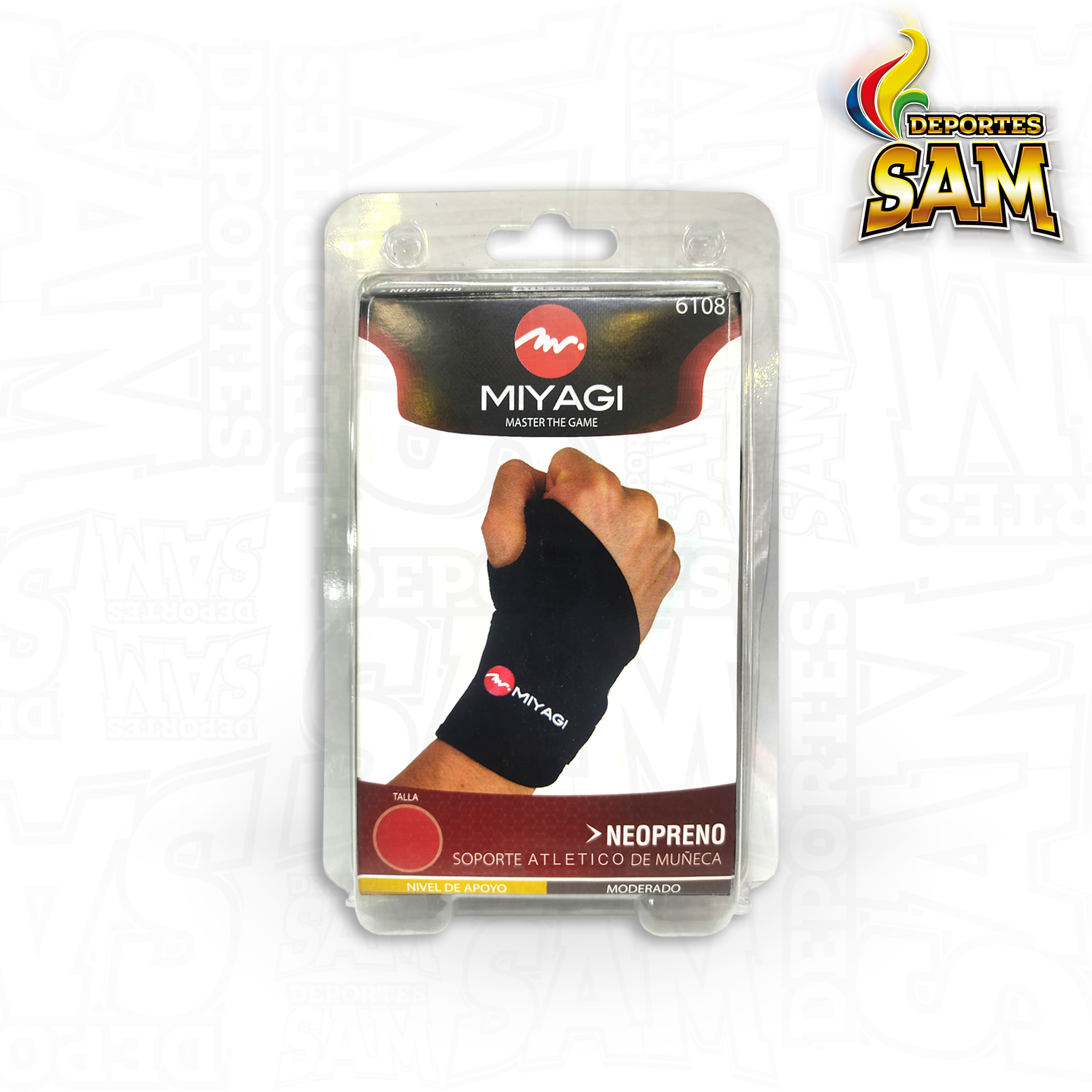 MUÑEQUERA NEOPRENO AJUSTABLE MIYAGI